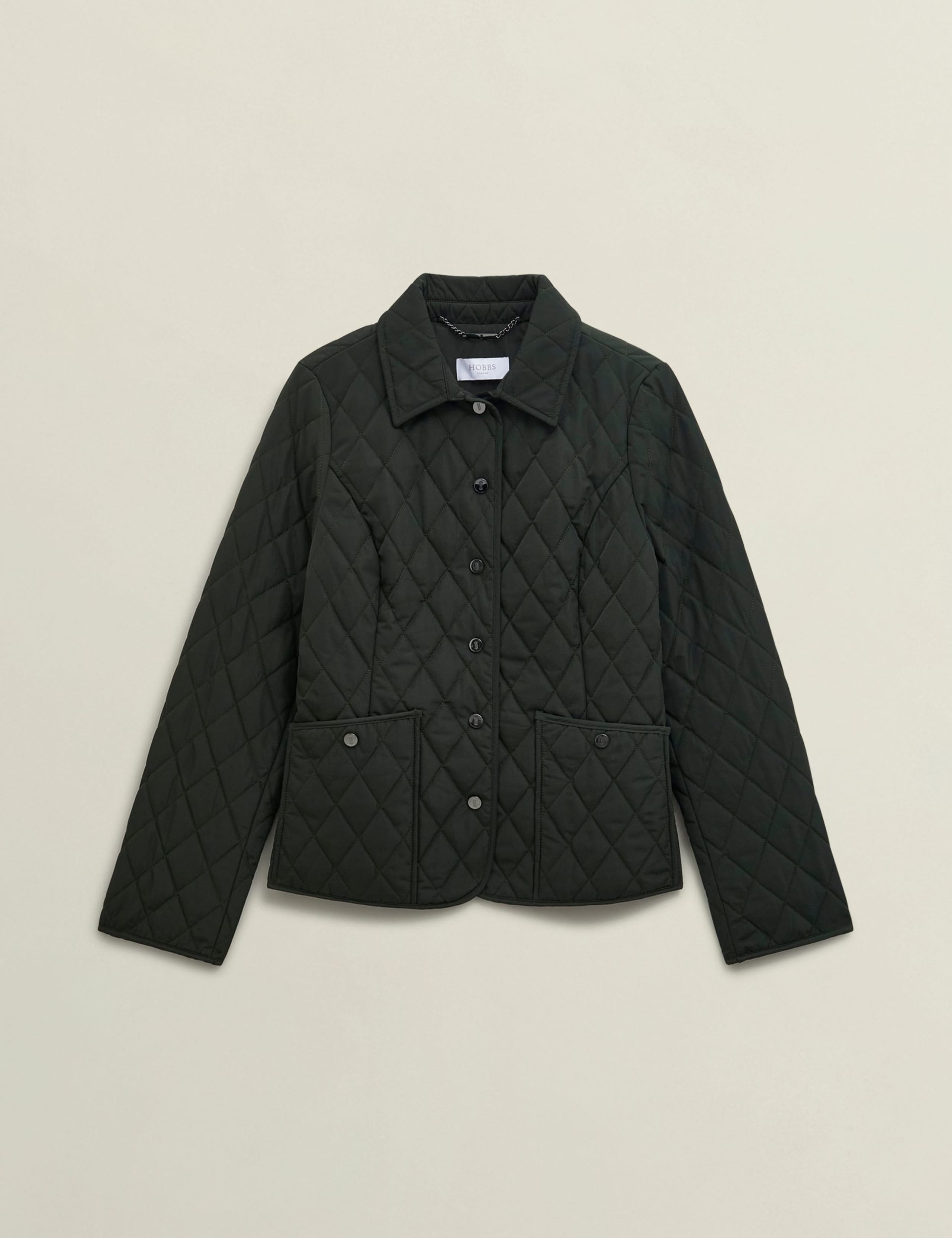 Lightweight Padded Collared Cropped Jacket 2 of 7