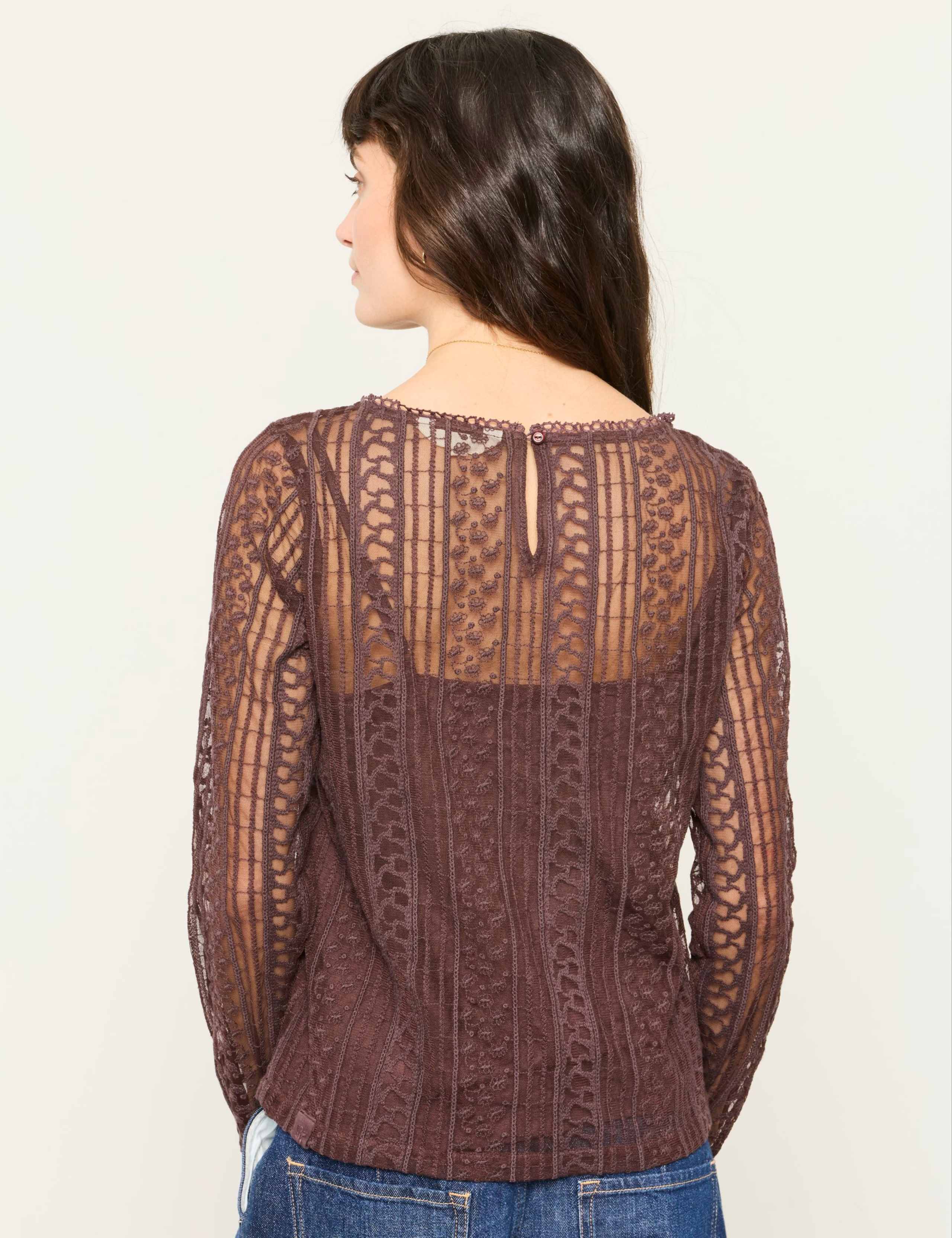 Lace Round Neck Top 3 of 7