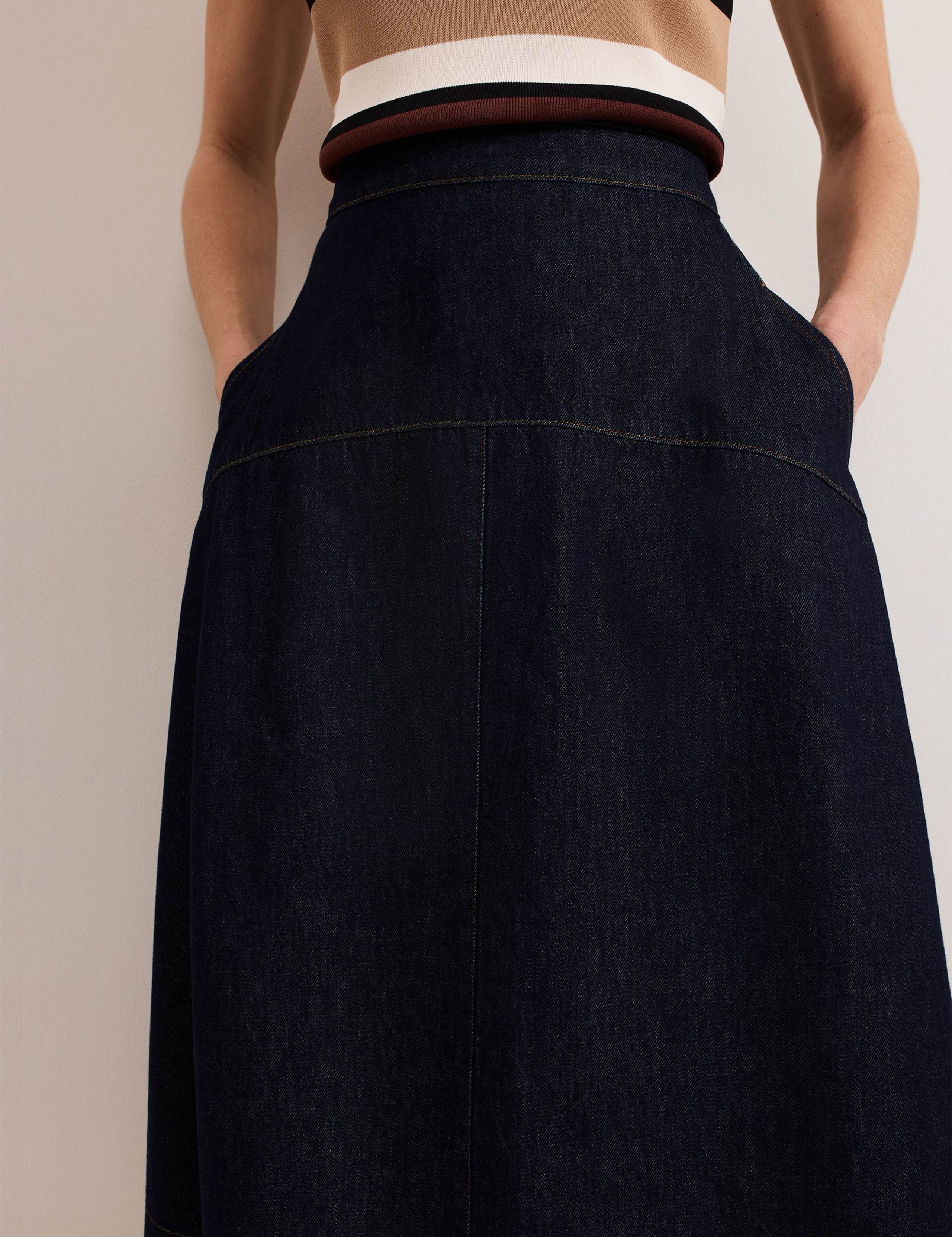 Denim Midaxi Skirt 6 of 7