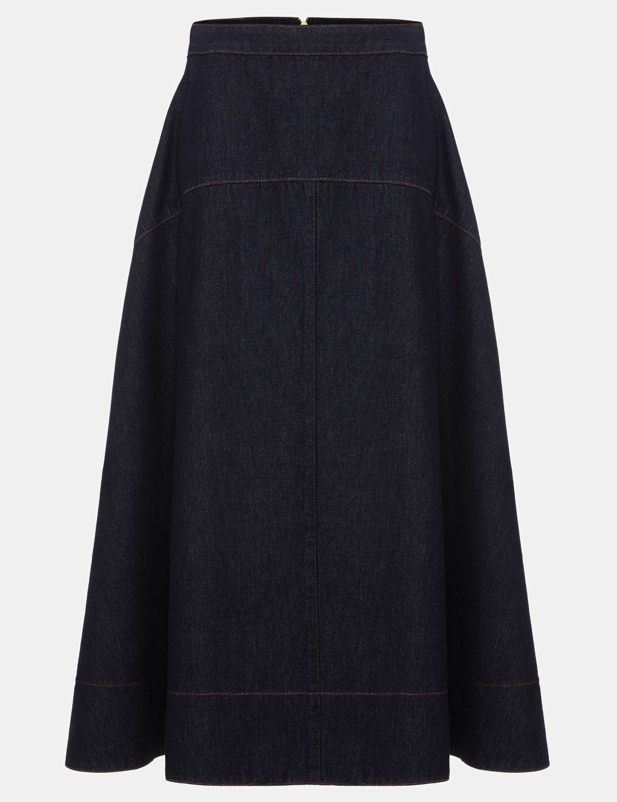 Denim Midaxi Skirt 2 of 7