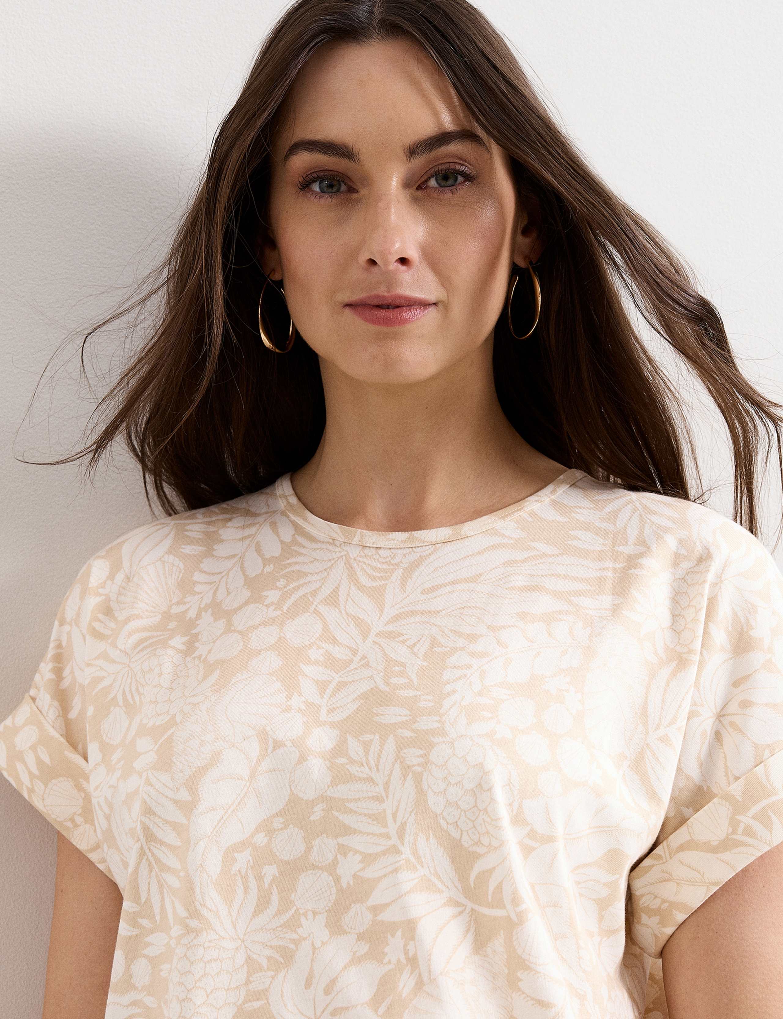 Pure Cotton Floral T-Shirt 5 of 6