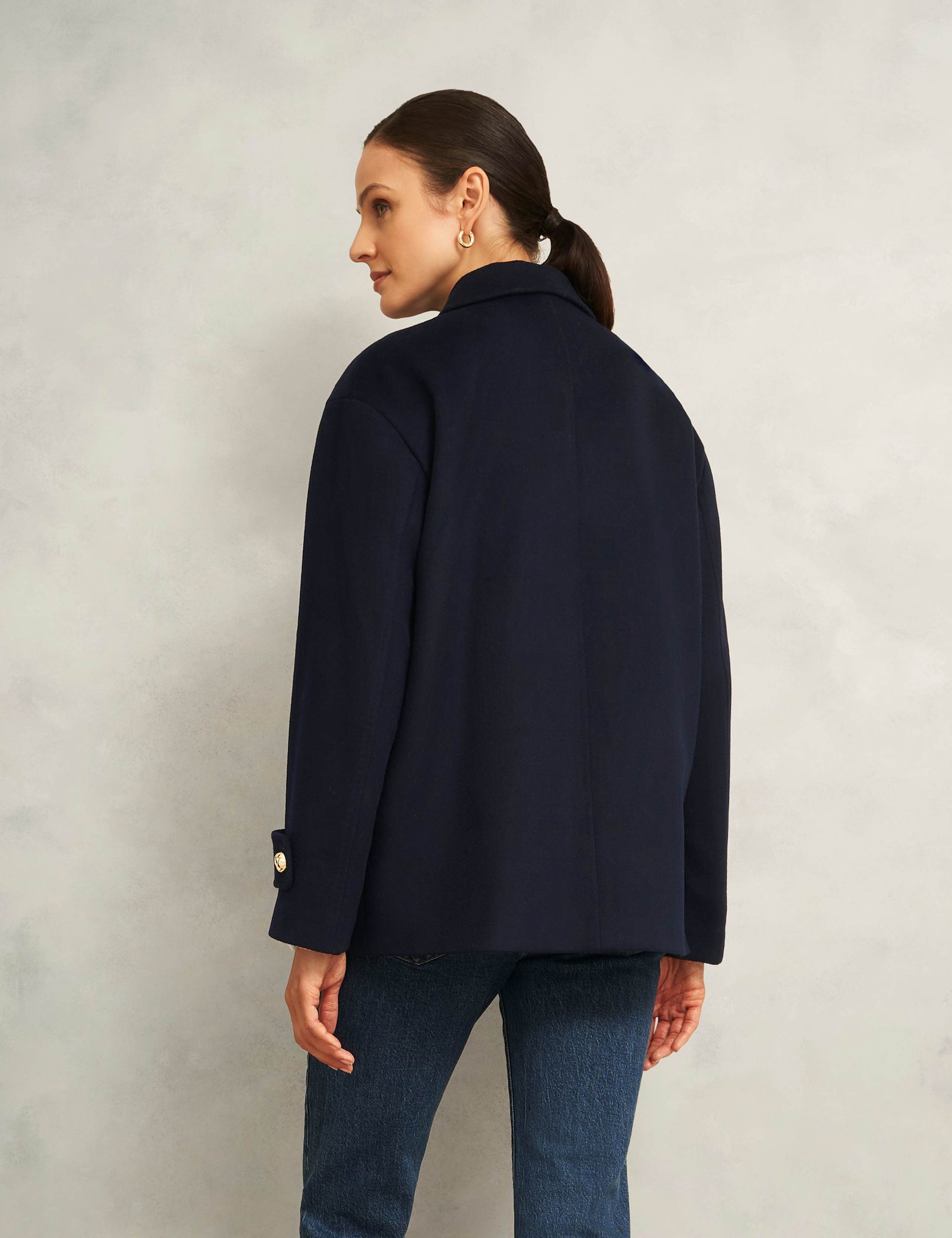 Wool Rich Short Coat 3 of 5