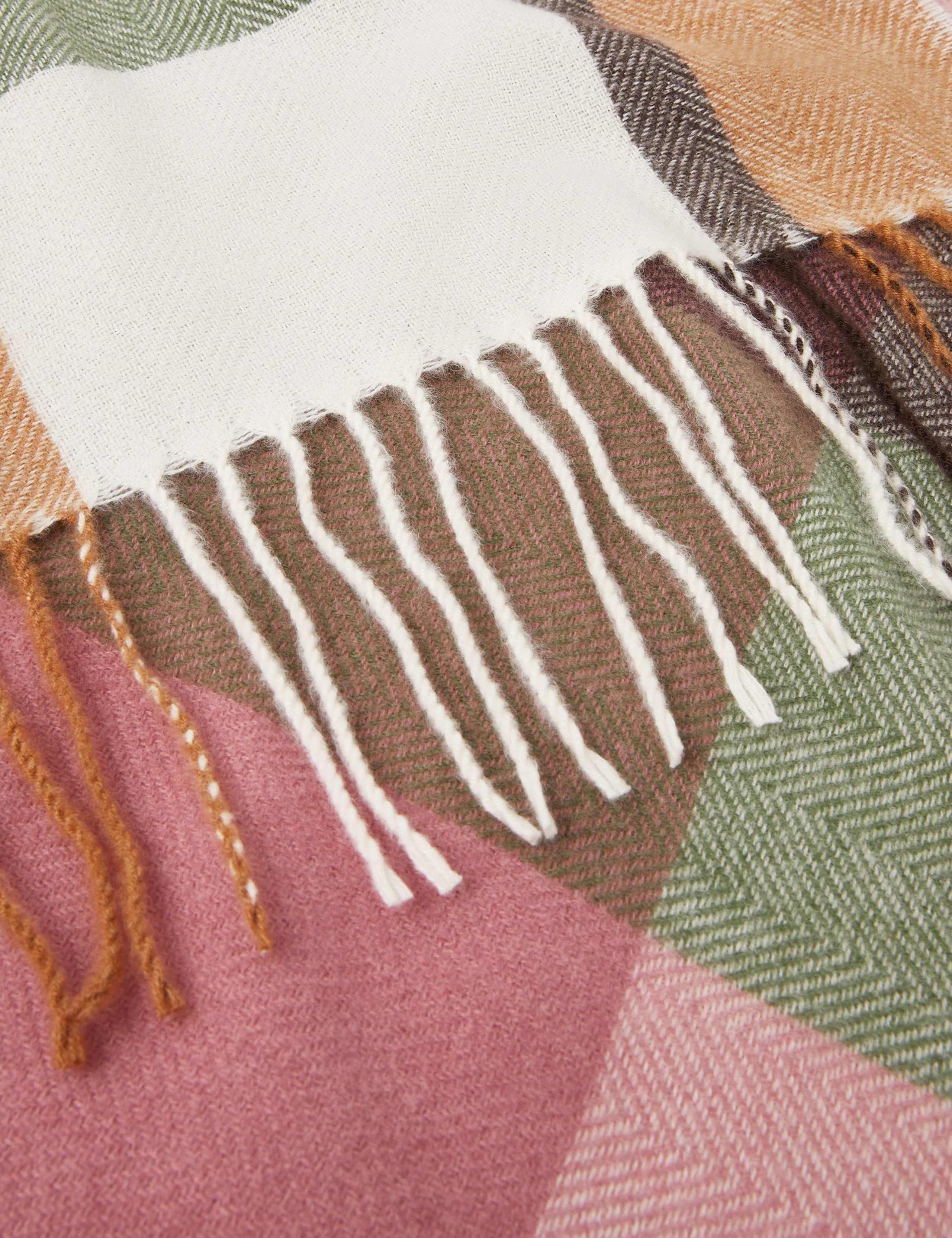 Checked Blanket Scarf 2 of 2