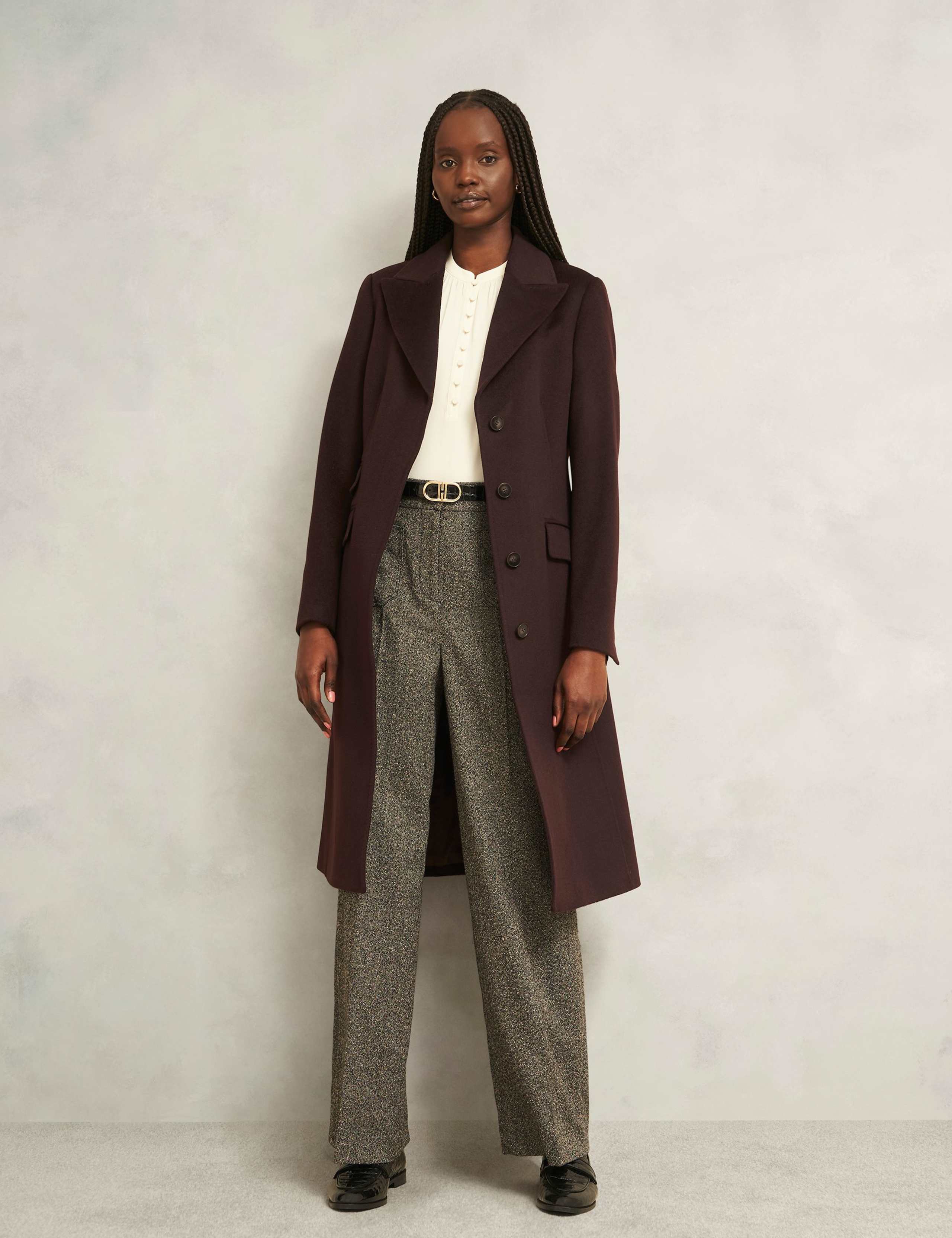 Pure Wool Longline Tailored Coat 3 of 6