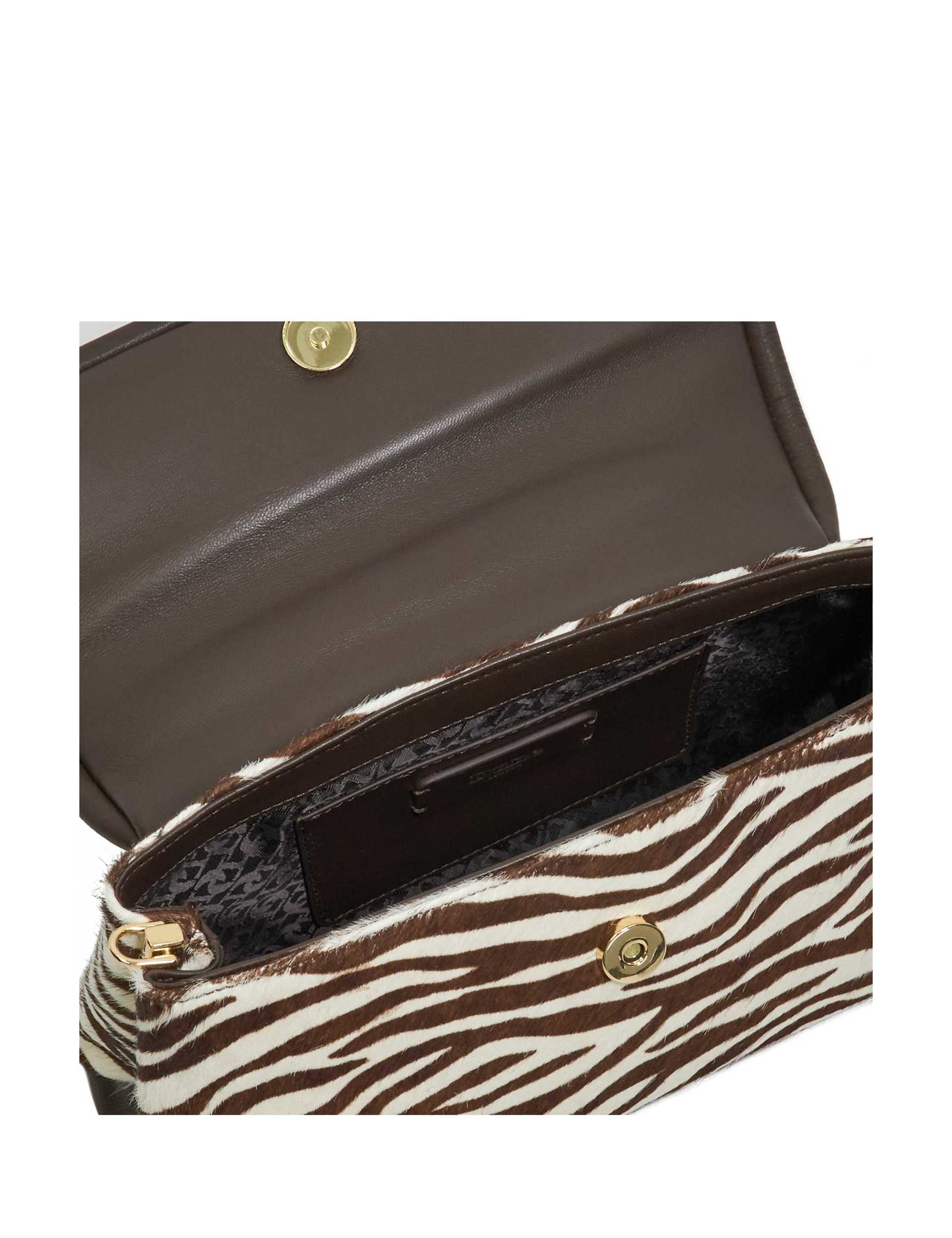 Leather Animal Print Shoulder Bag 5 of 5