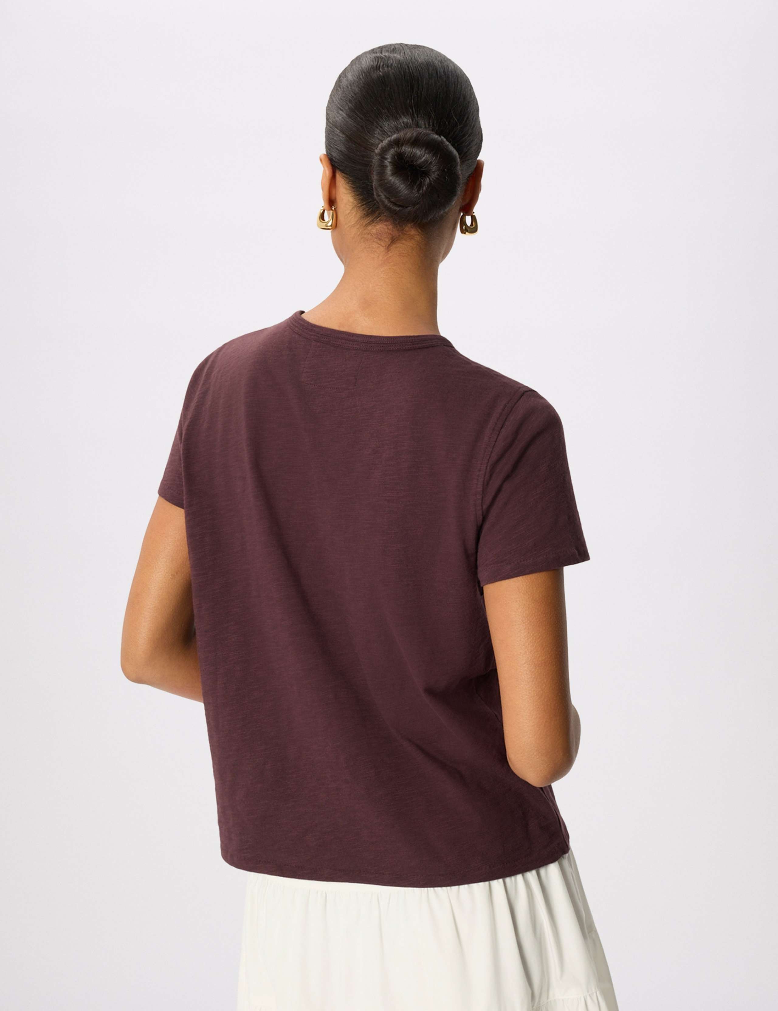 Pure Cotton Crew Neck T-Shirt 4 of 5