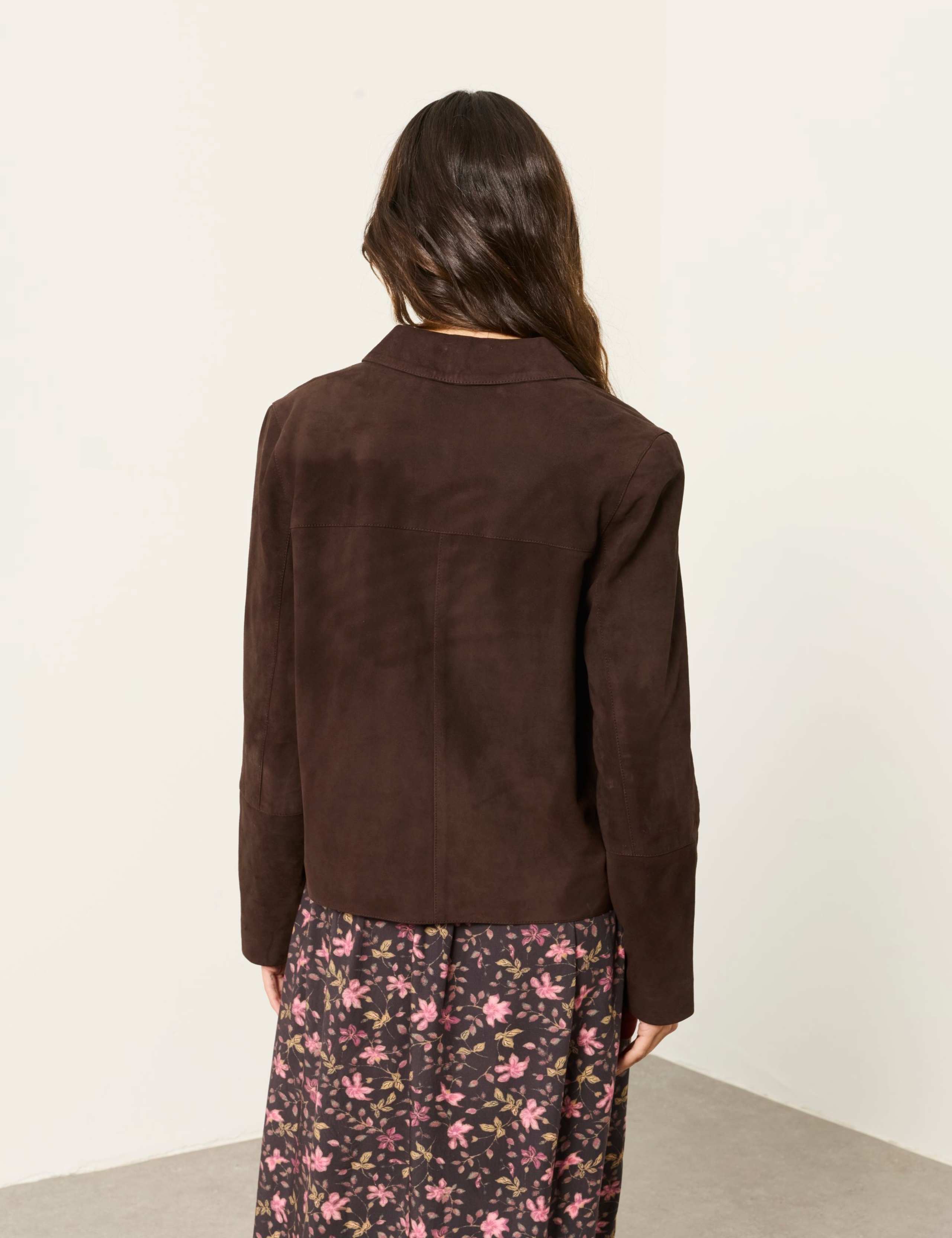 Suede Cropped Jacket 3 of 7