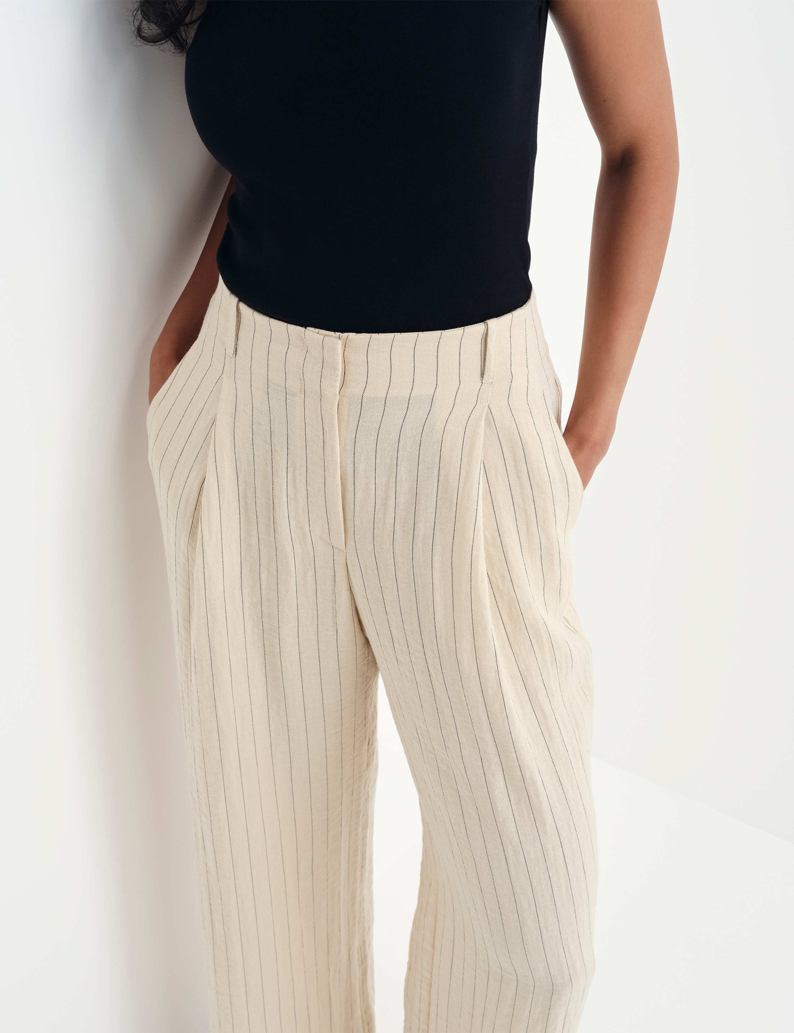Striped Wide Leg Trousers 2 of 9