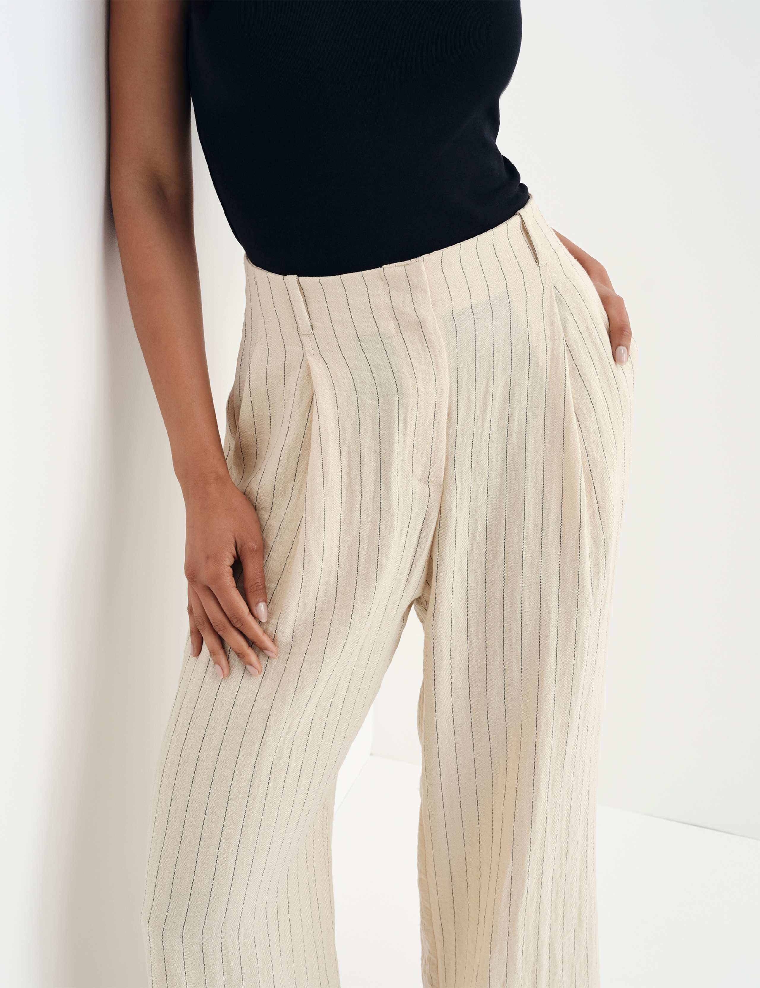 Striped Wide Leg Trousers 7 of 9