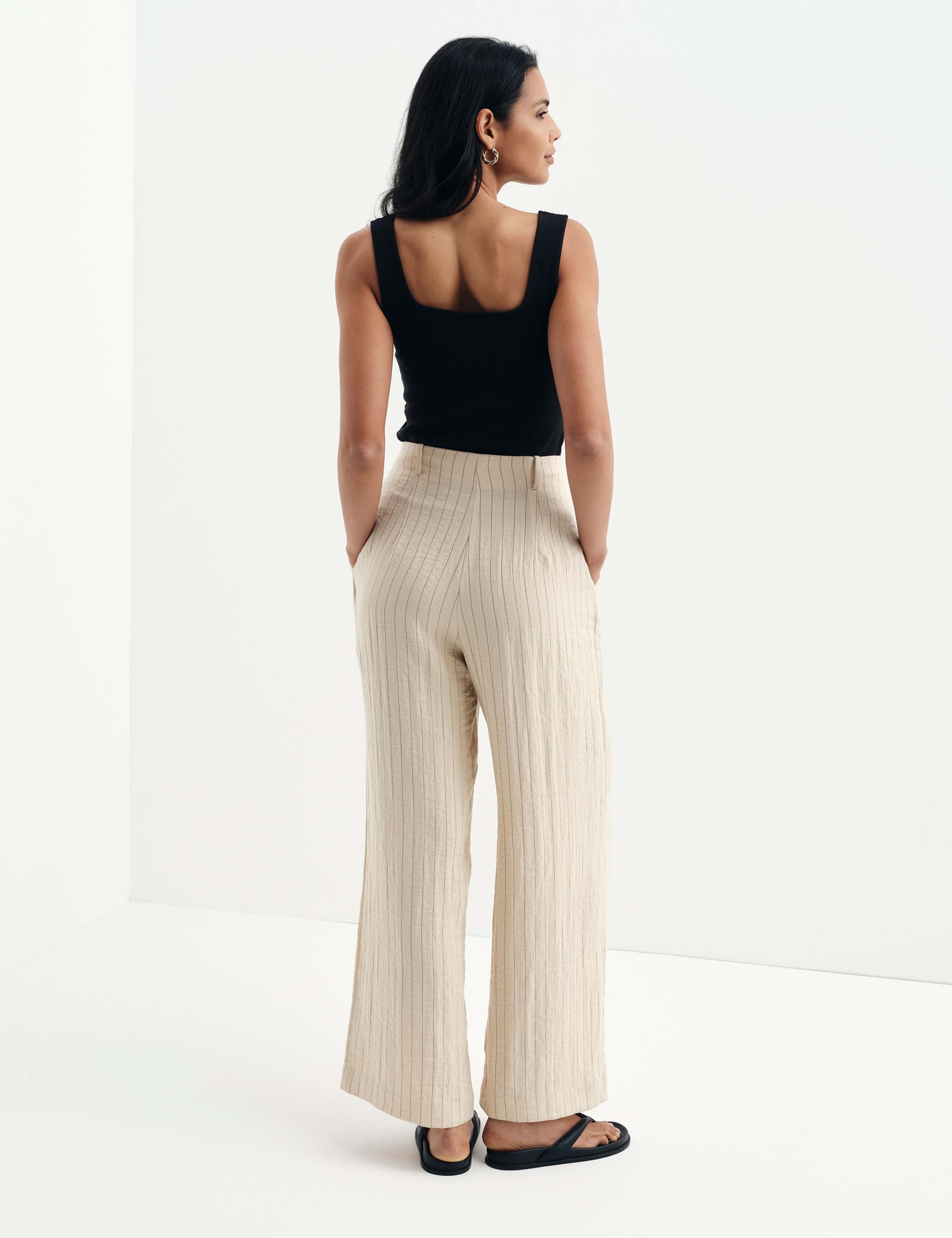Striped Wide Leg Trousers 8 of 9