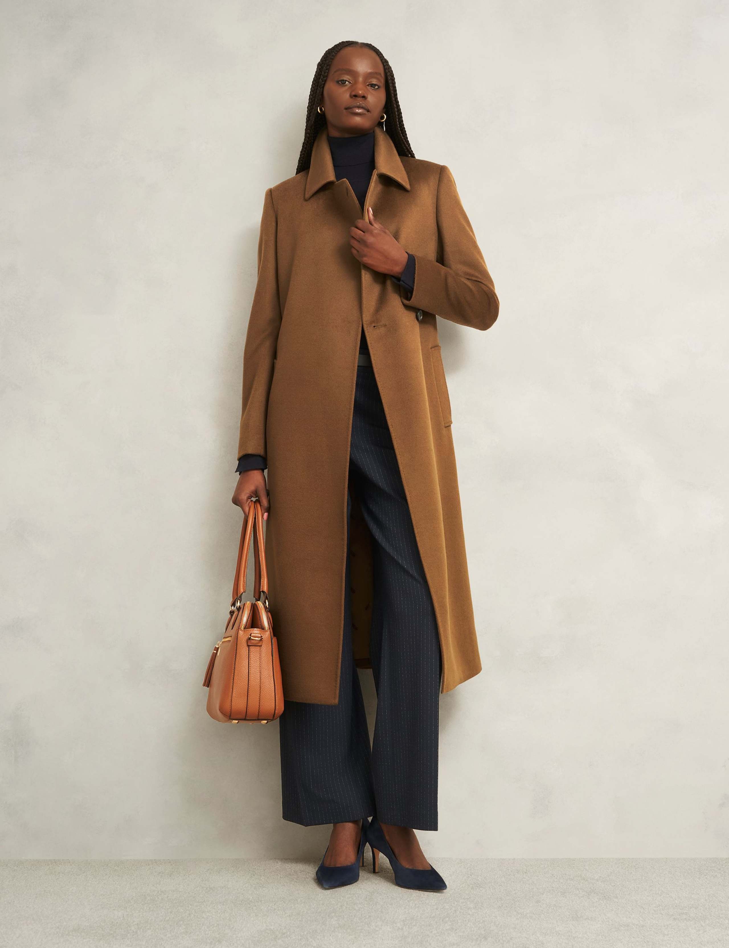 Pure Wool Double Breasted Trench Coat 3 of 5