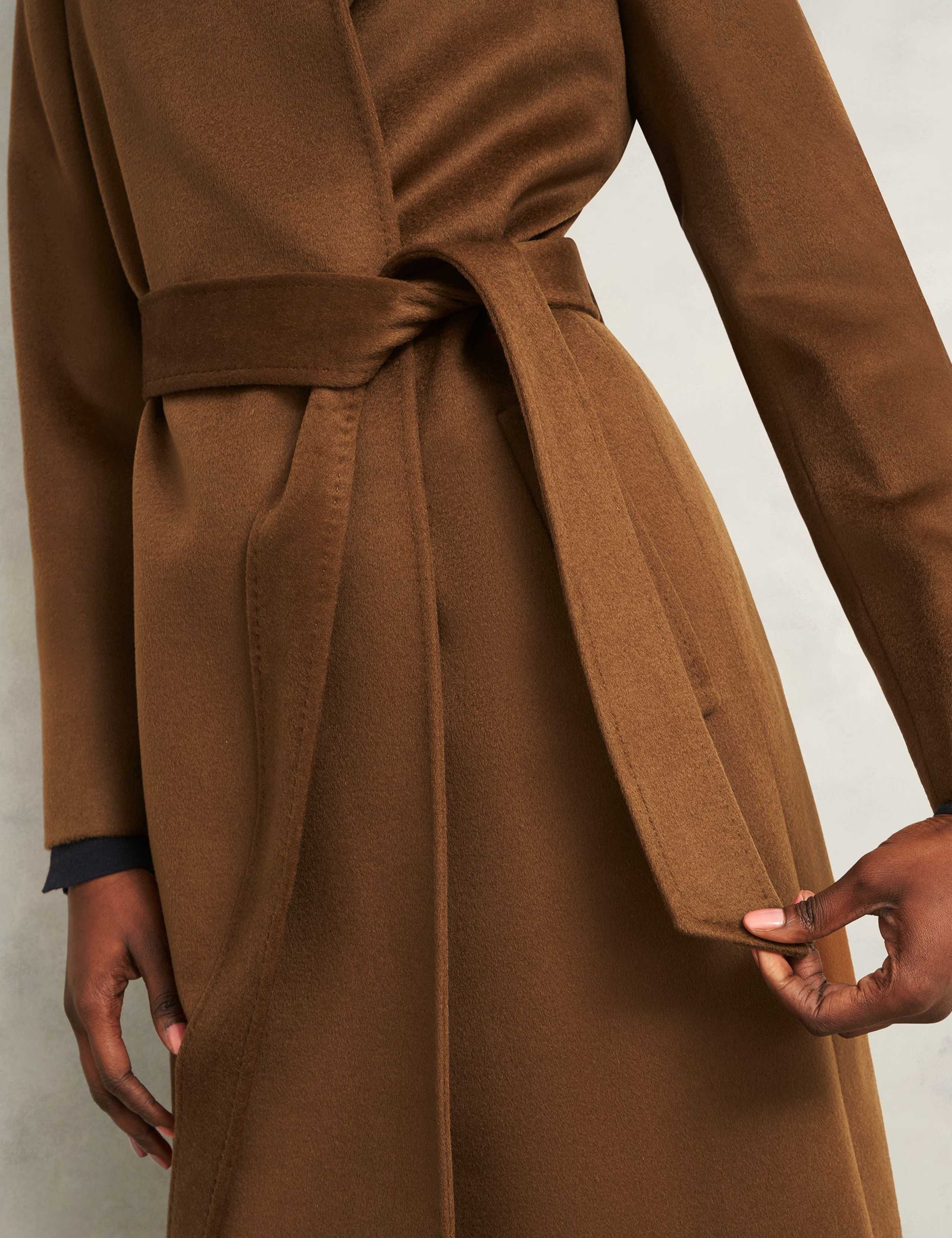 Pure Wool Double Breasted Trench Coat 5 of 5