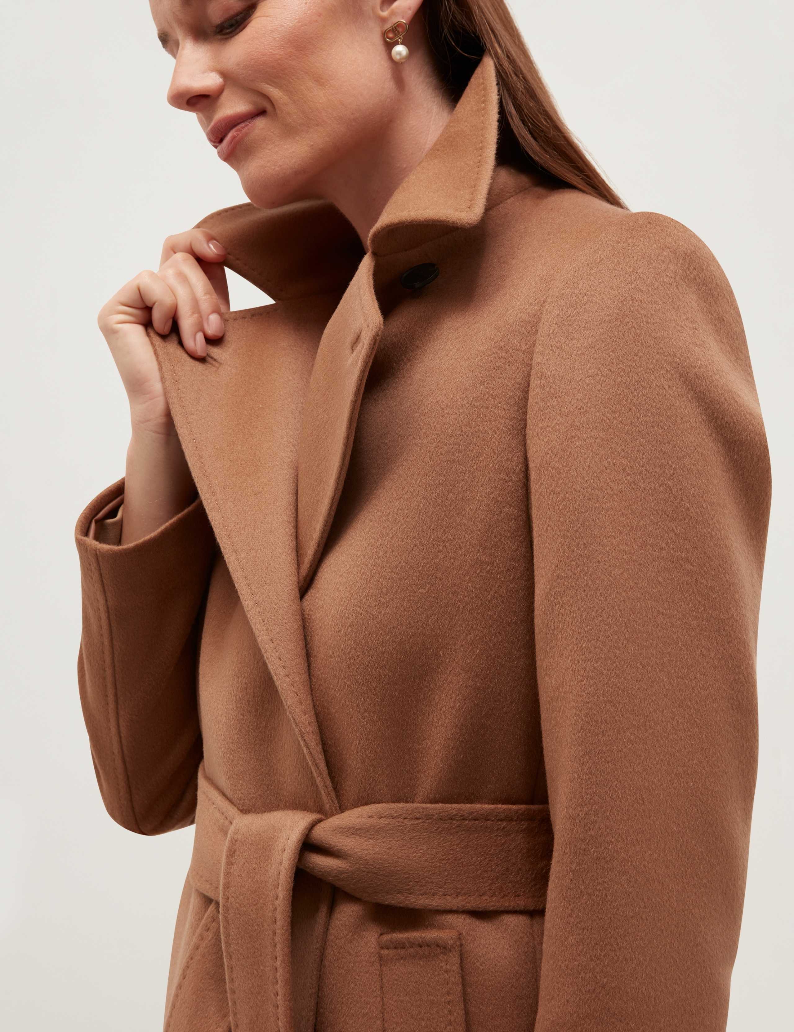 Pure Wool Double Breasted Trench Coat 3 of 6