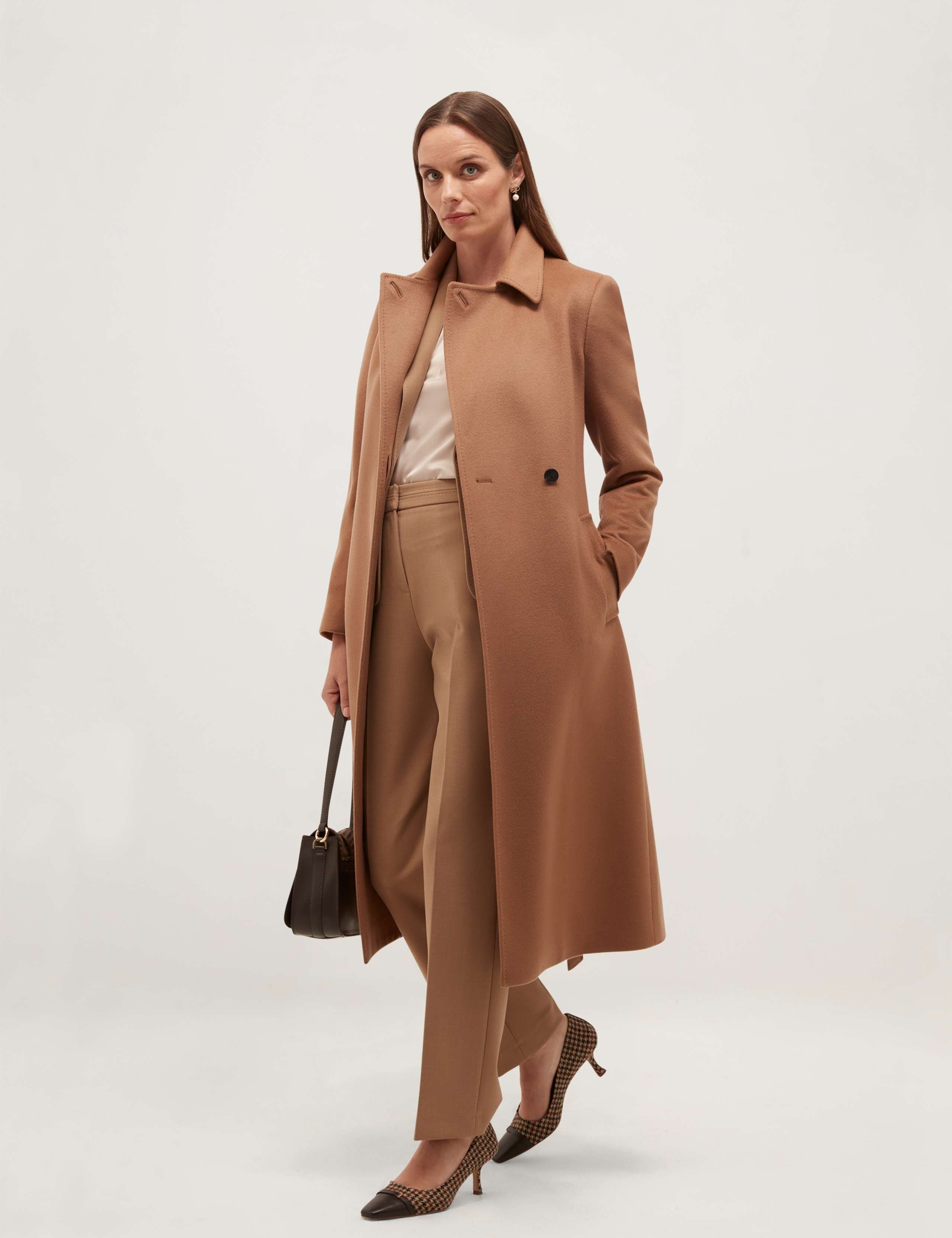 Pure Wool Double Breasted Trench Coat 5 of 6