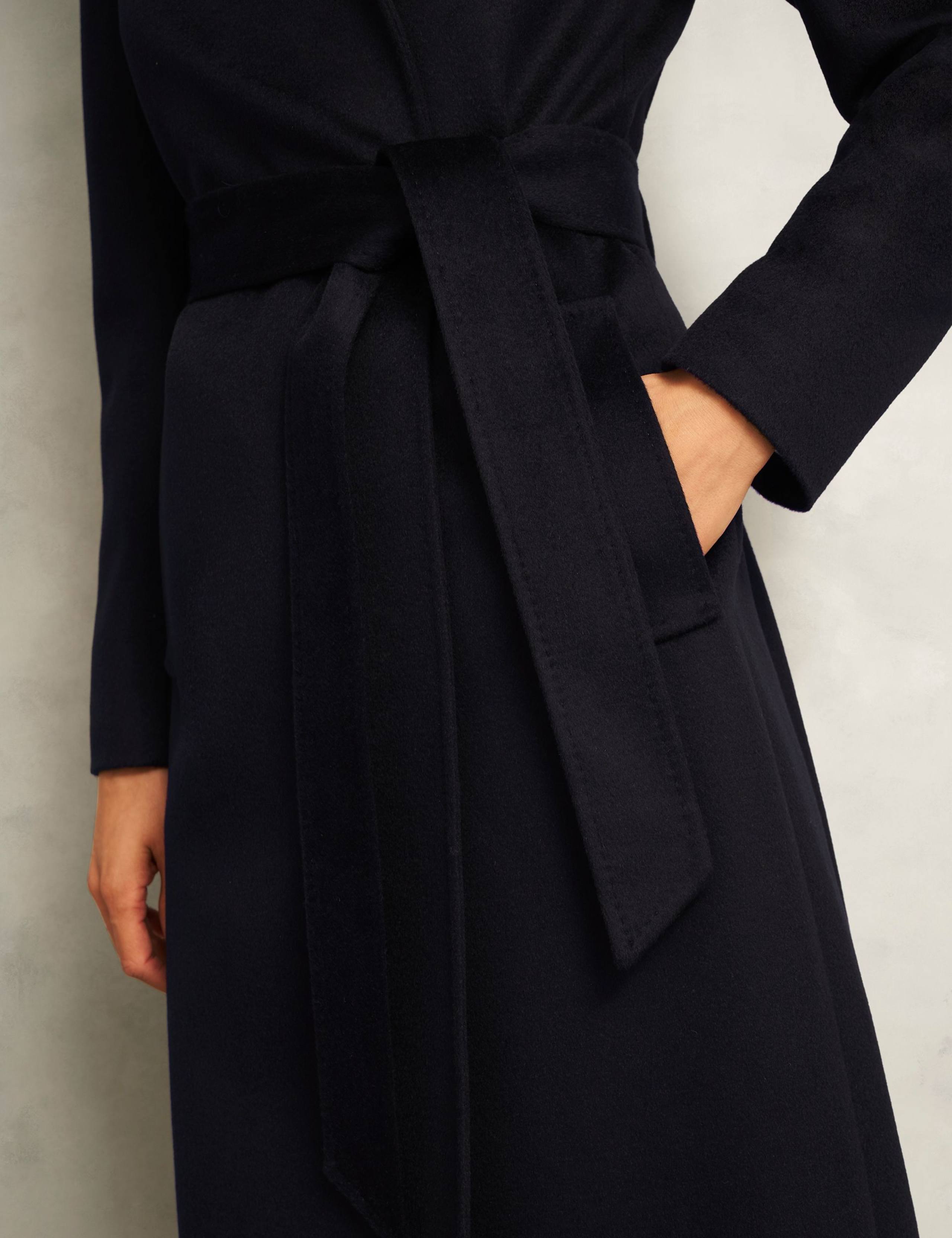 Pure Wool Double Breasted Trench Coat 4 of 6