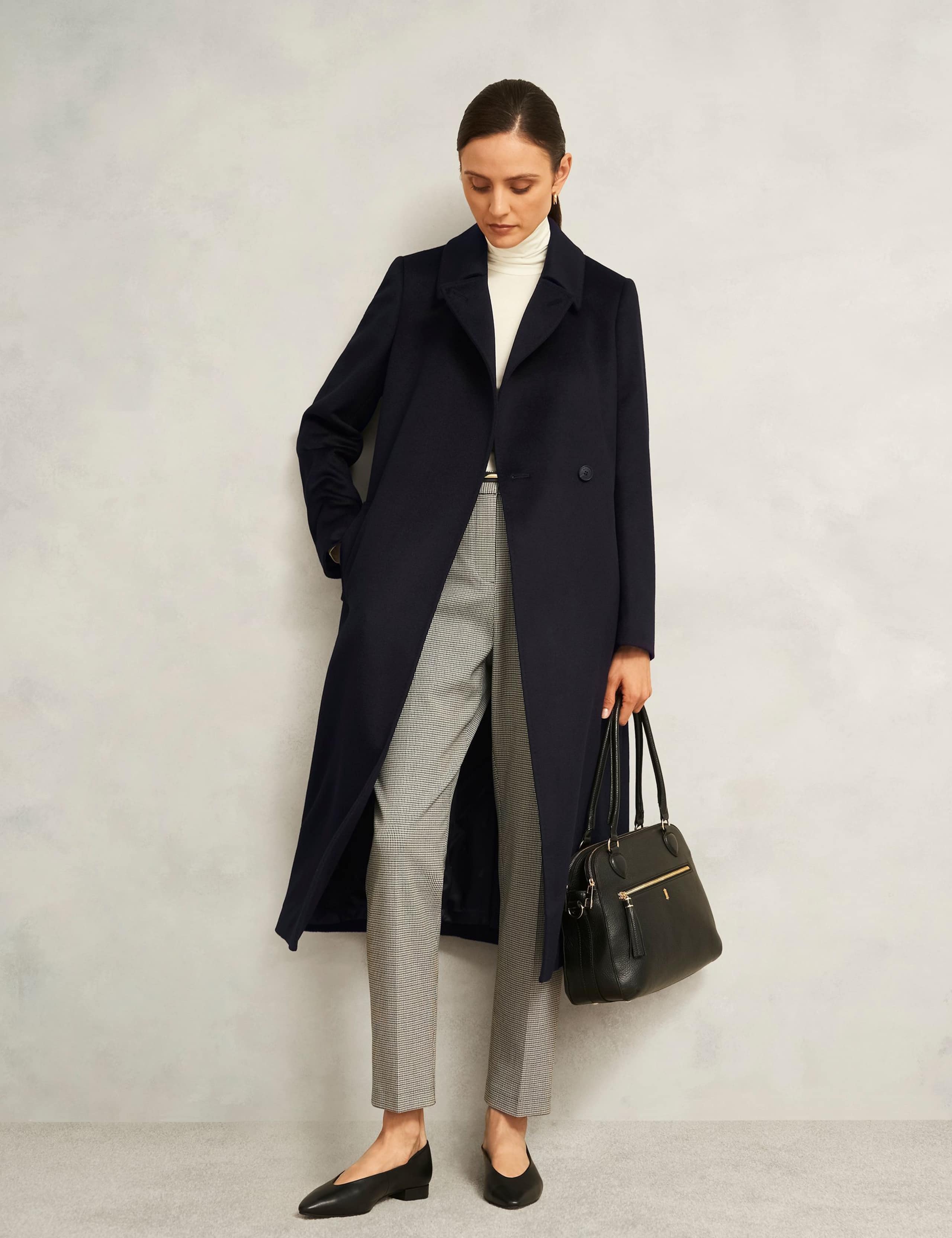 Pure Wool Double Breasted Trench Coat 5 of 6