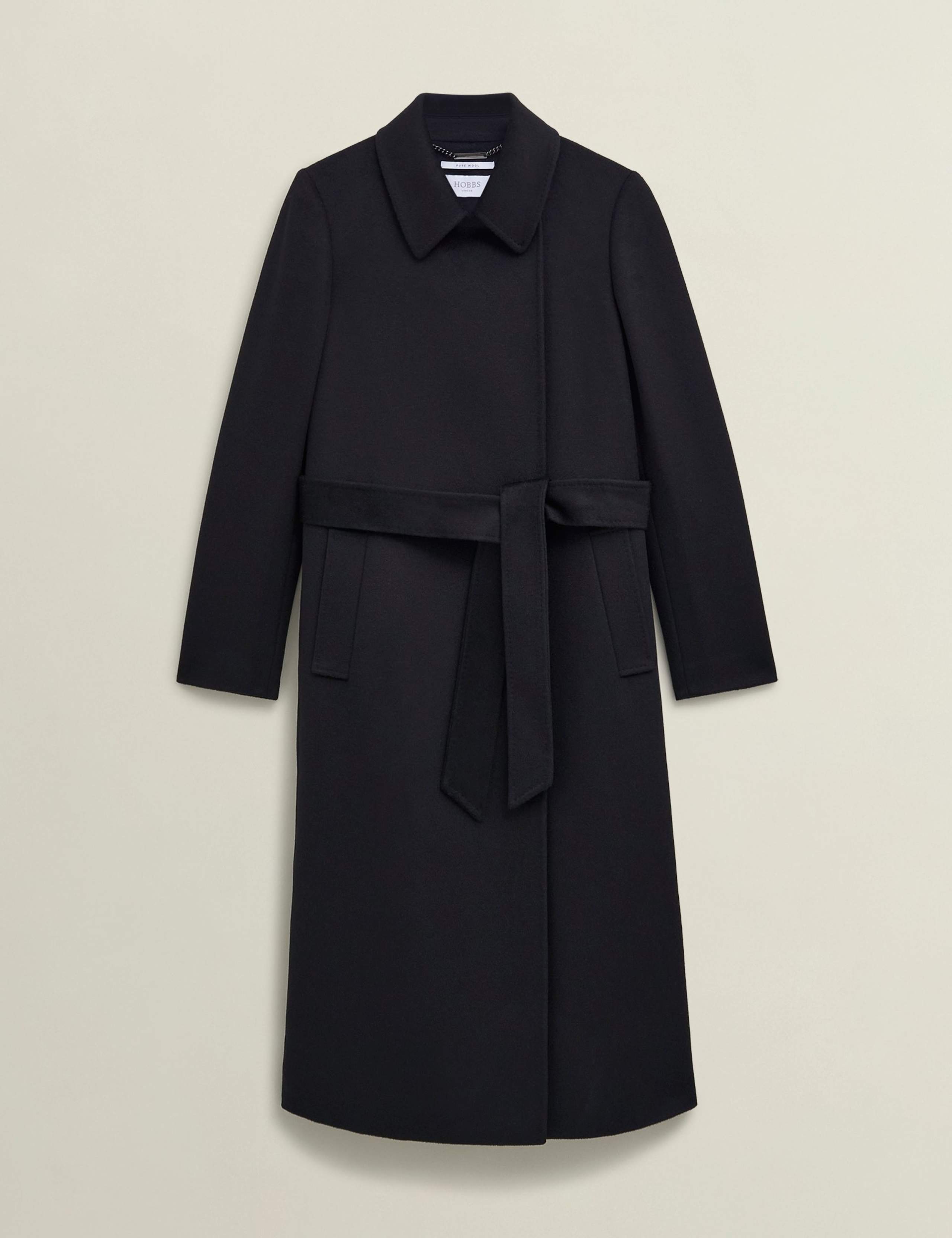 Pure Wool Double Breasted Trench Coat 2 of 6