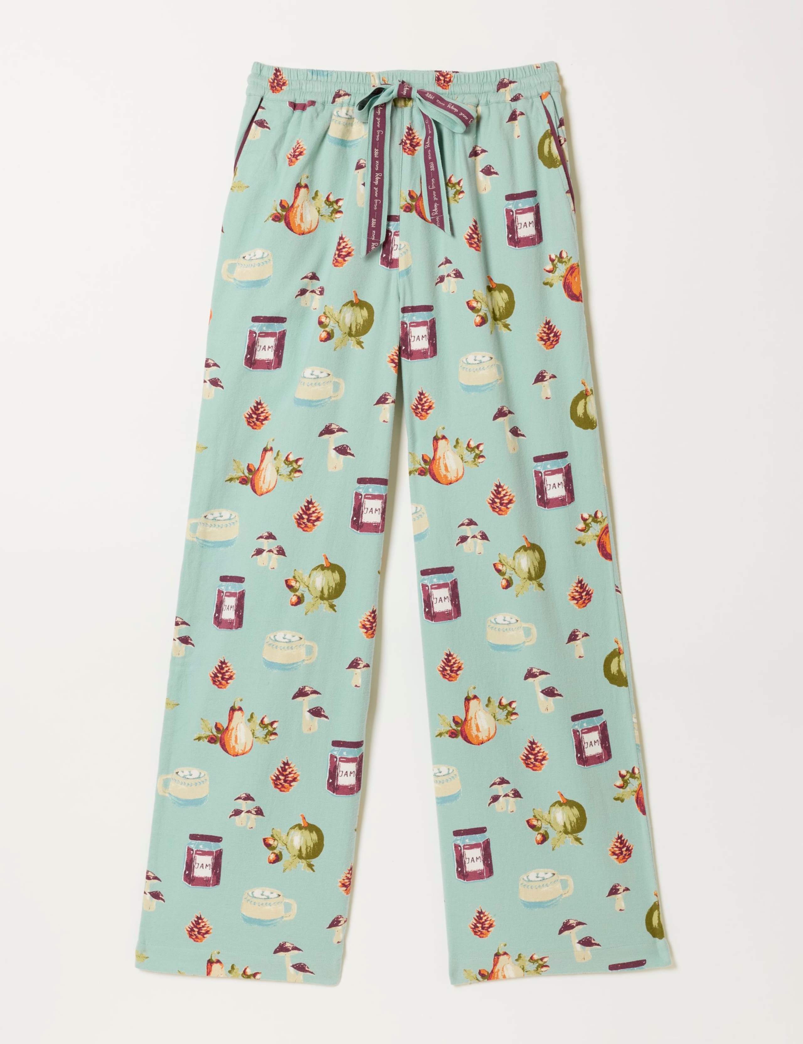 Pure Cotton Autumn Print Pyjama Bottoms 2 of 6