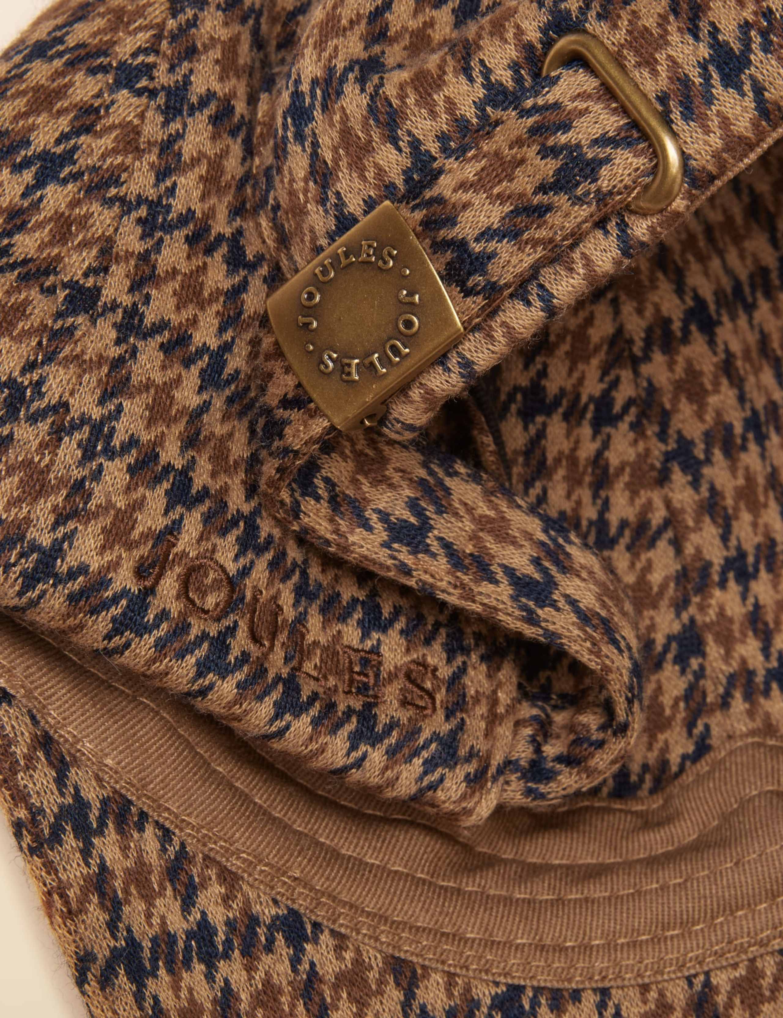 Houndstooth Tweed Baseball Cap 6 of 7