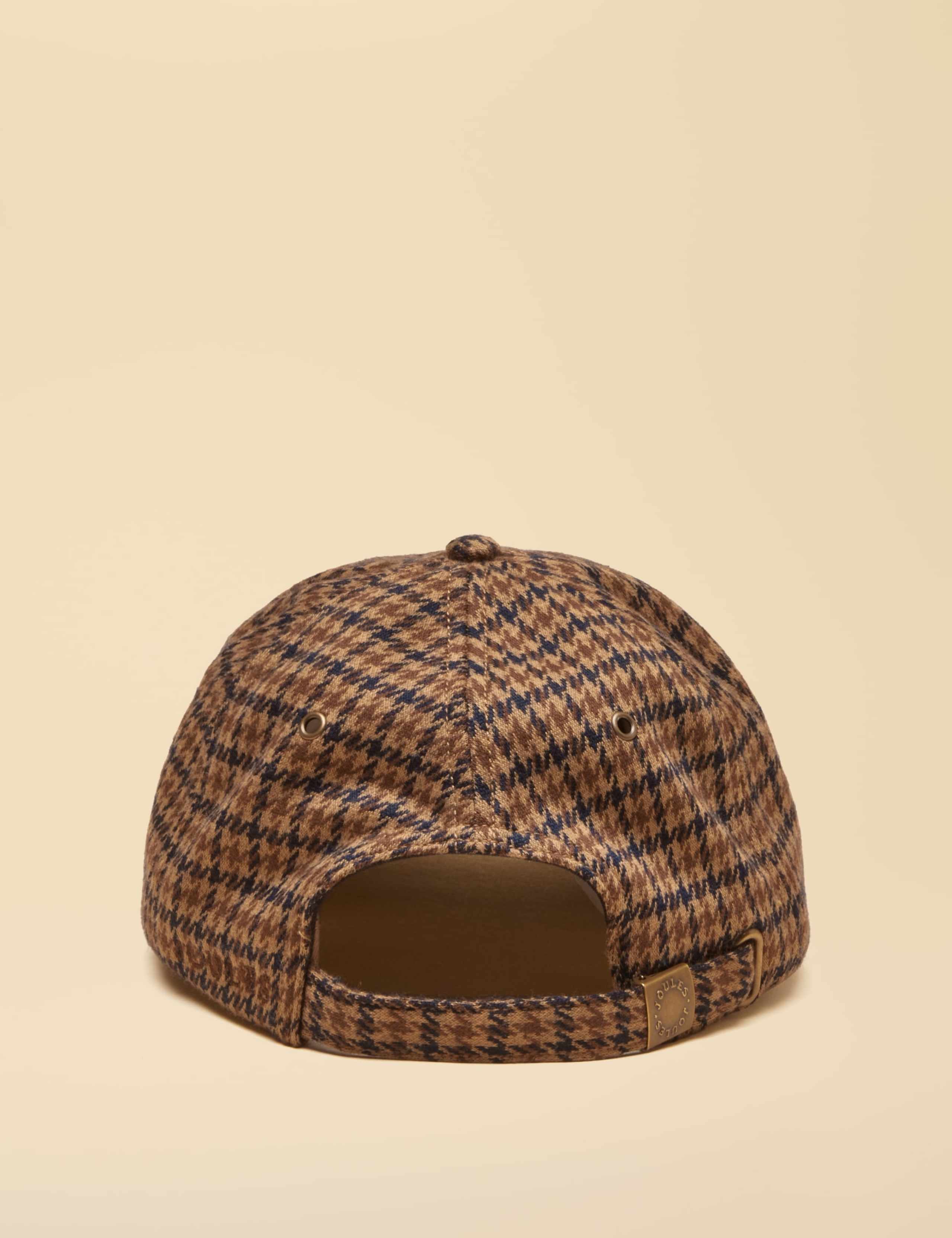 Houndstooth Tweed Baseball Cap 7 of 7