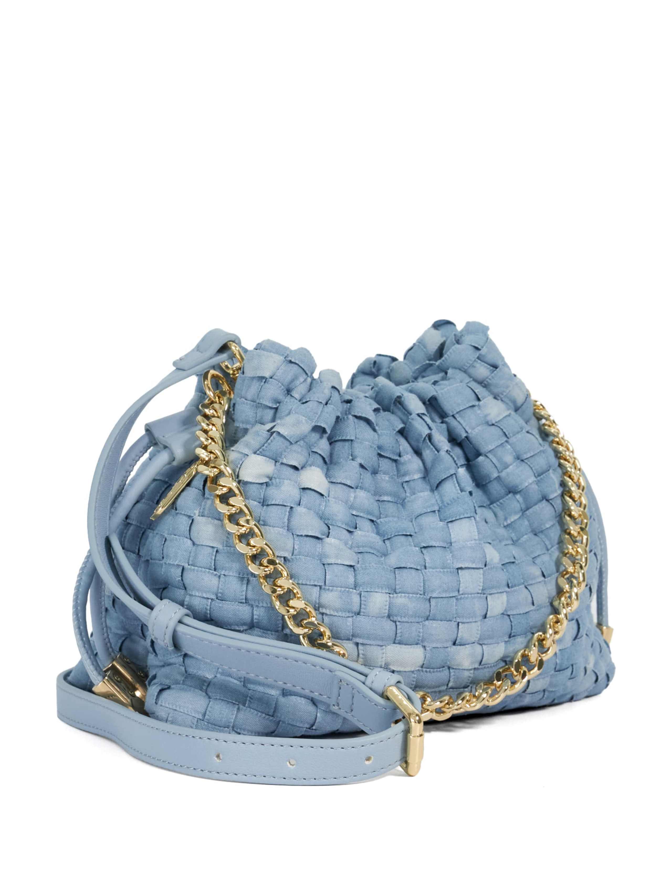 Cotton Rich Drawstring Chain Strap Shoulder Bag 3 of 6