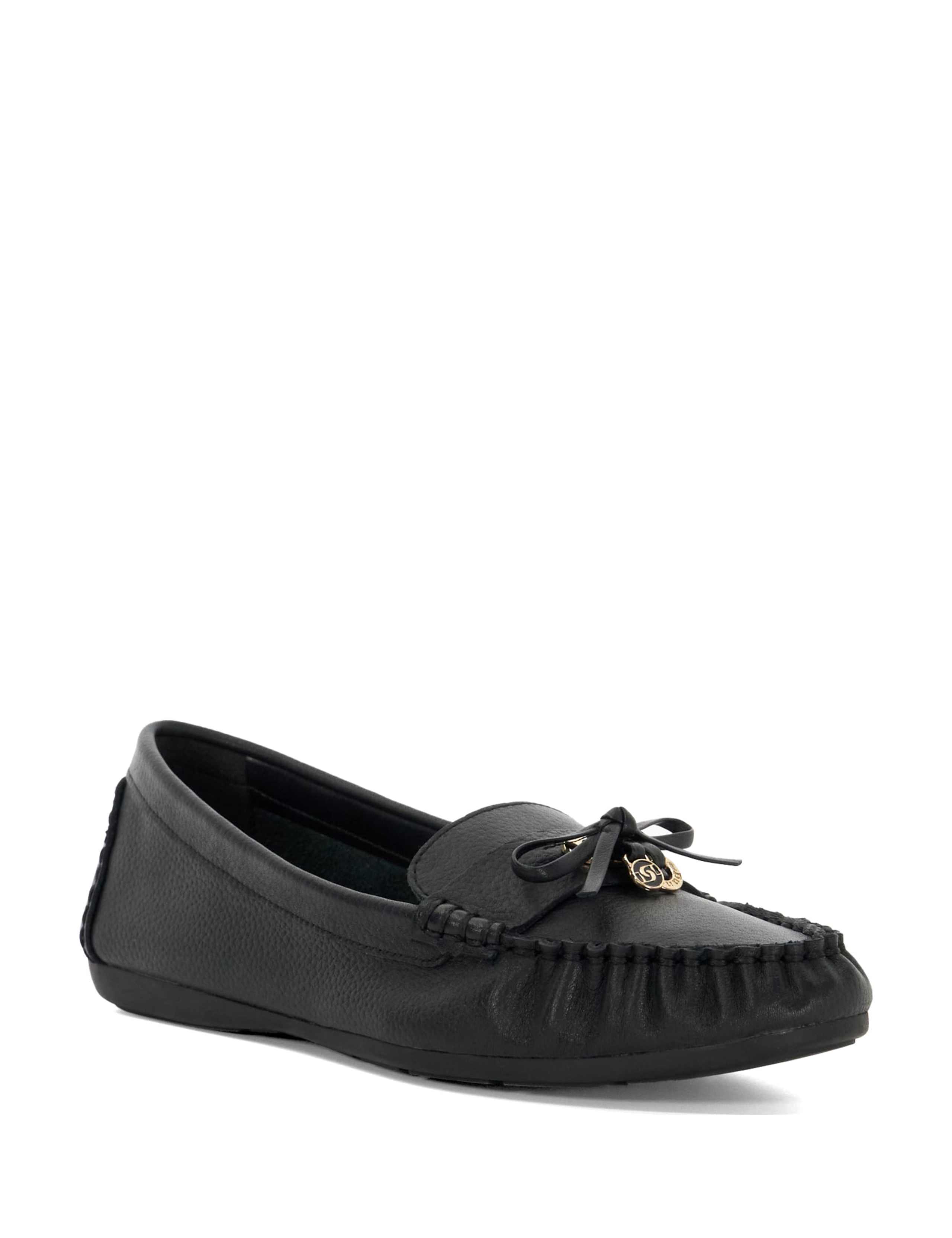 Grovers Leather Trim Detail Moccasin Loafers 3 of 5