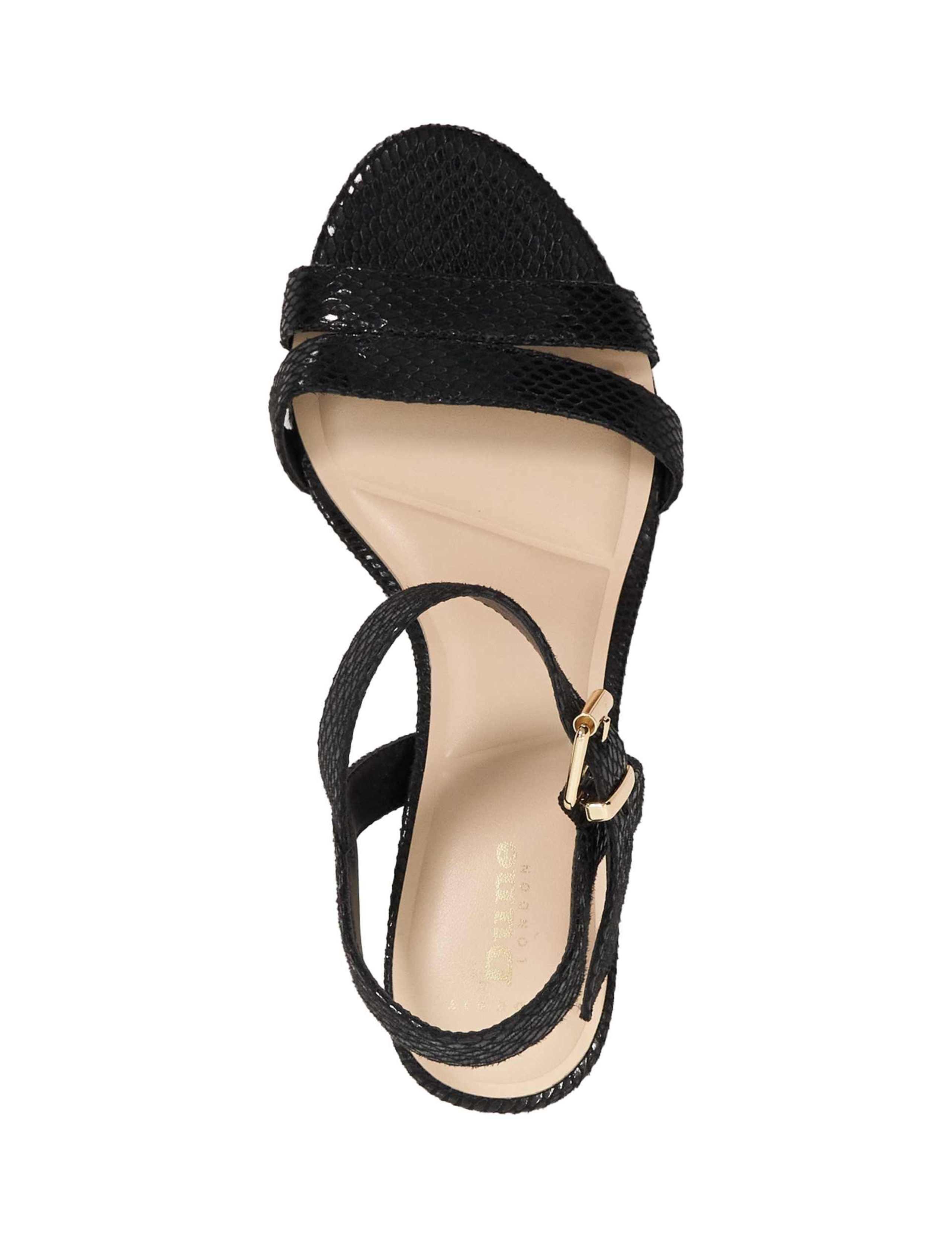 Wide Fit Glitter Block Heel Sandals 2 of 5