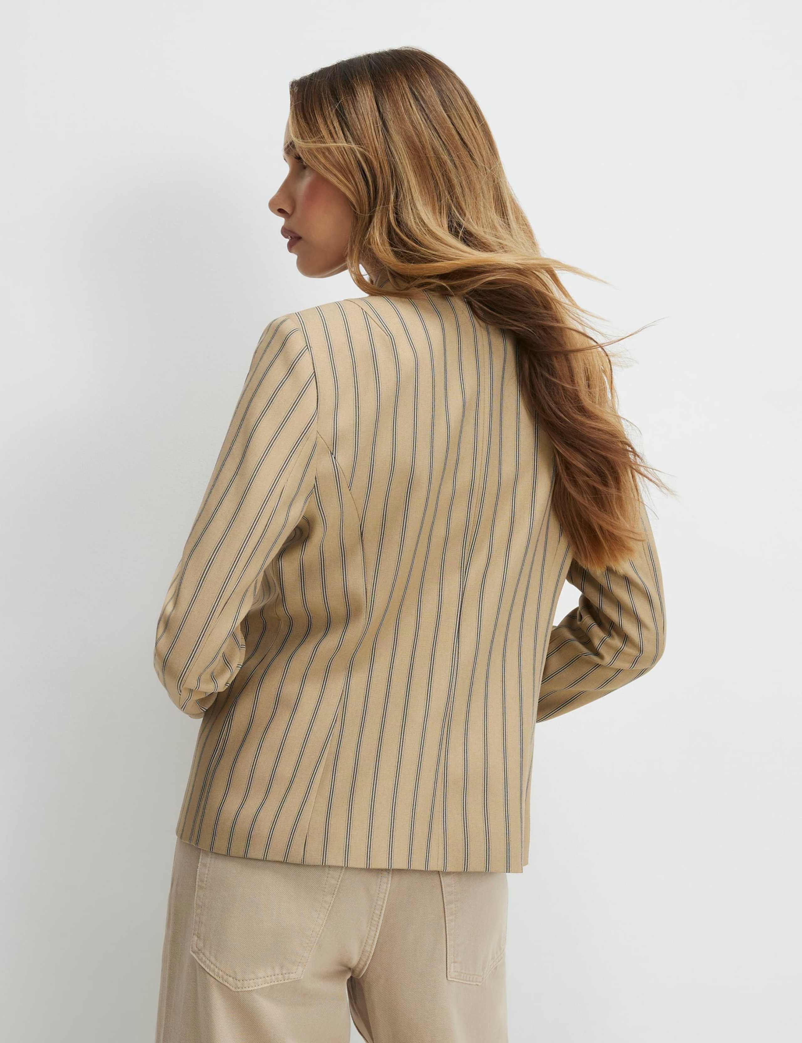 Pure Cotton Striped Jacket 3 of 5