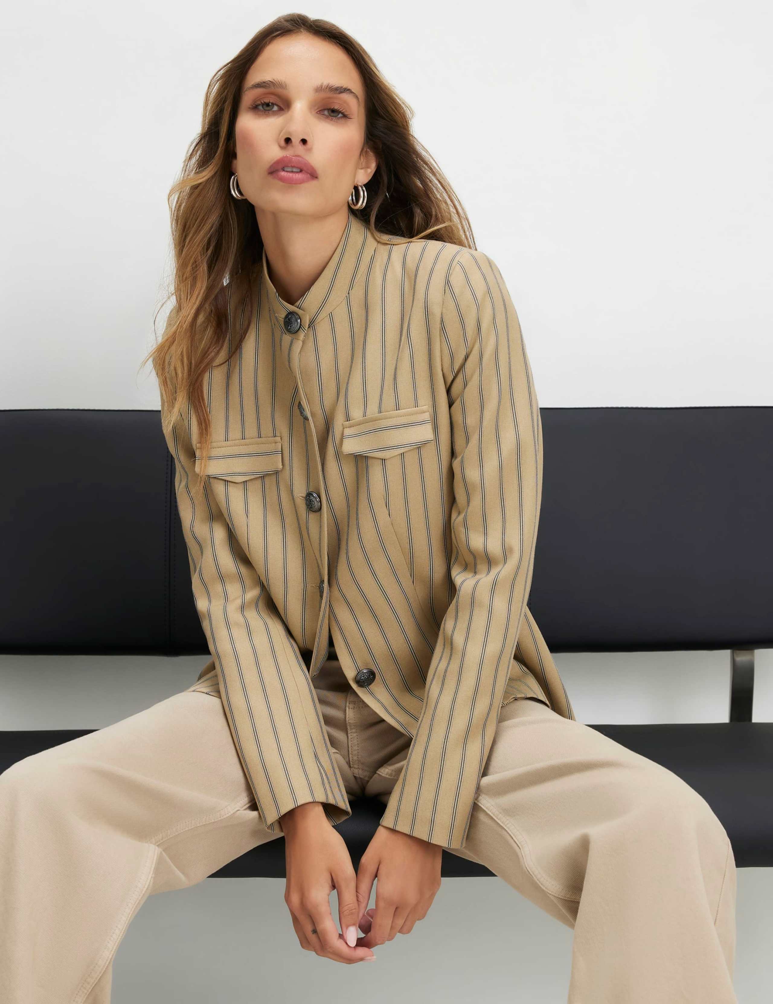 Pure Cotton Striped Jacket 4 of 5