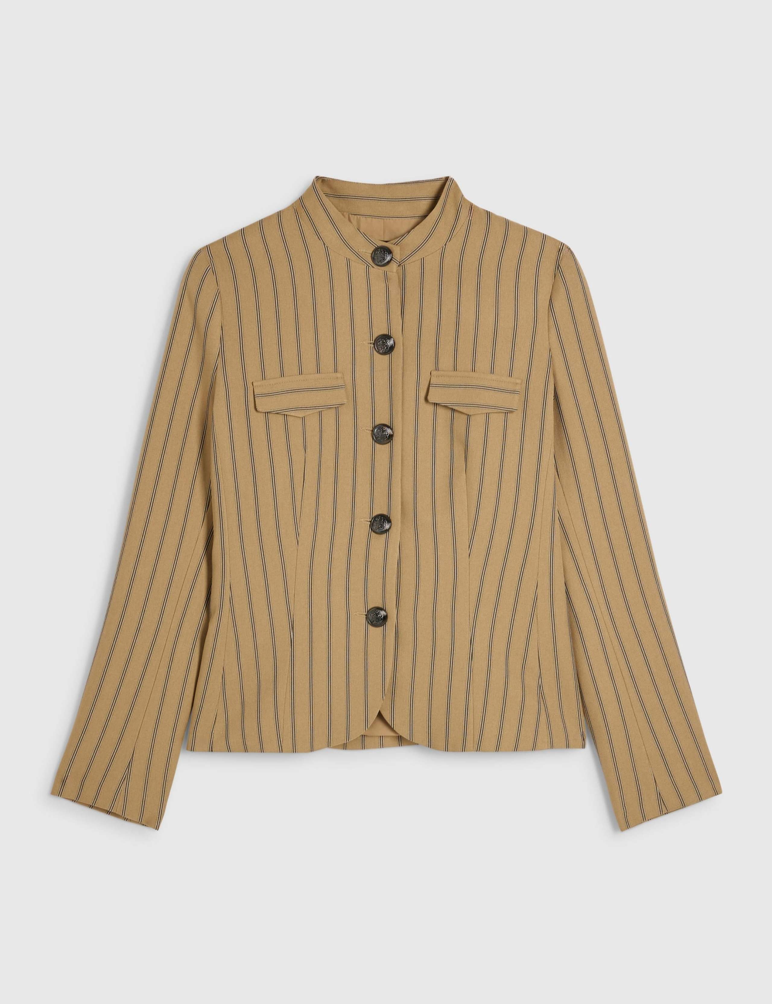 Pure Cotton Striped Jacket 2 of 5