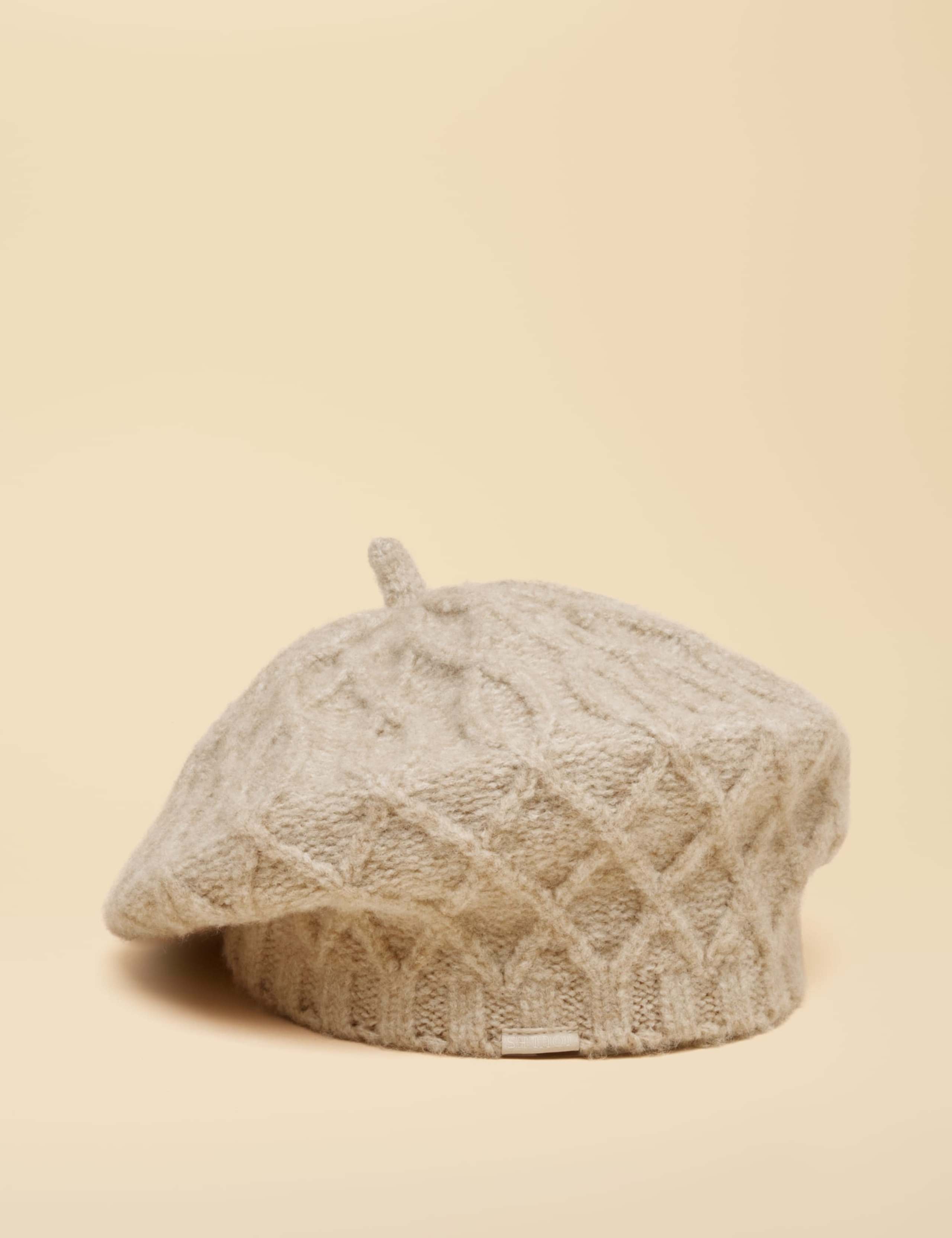 Cable Knit Beret 1 of 7