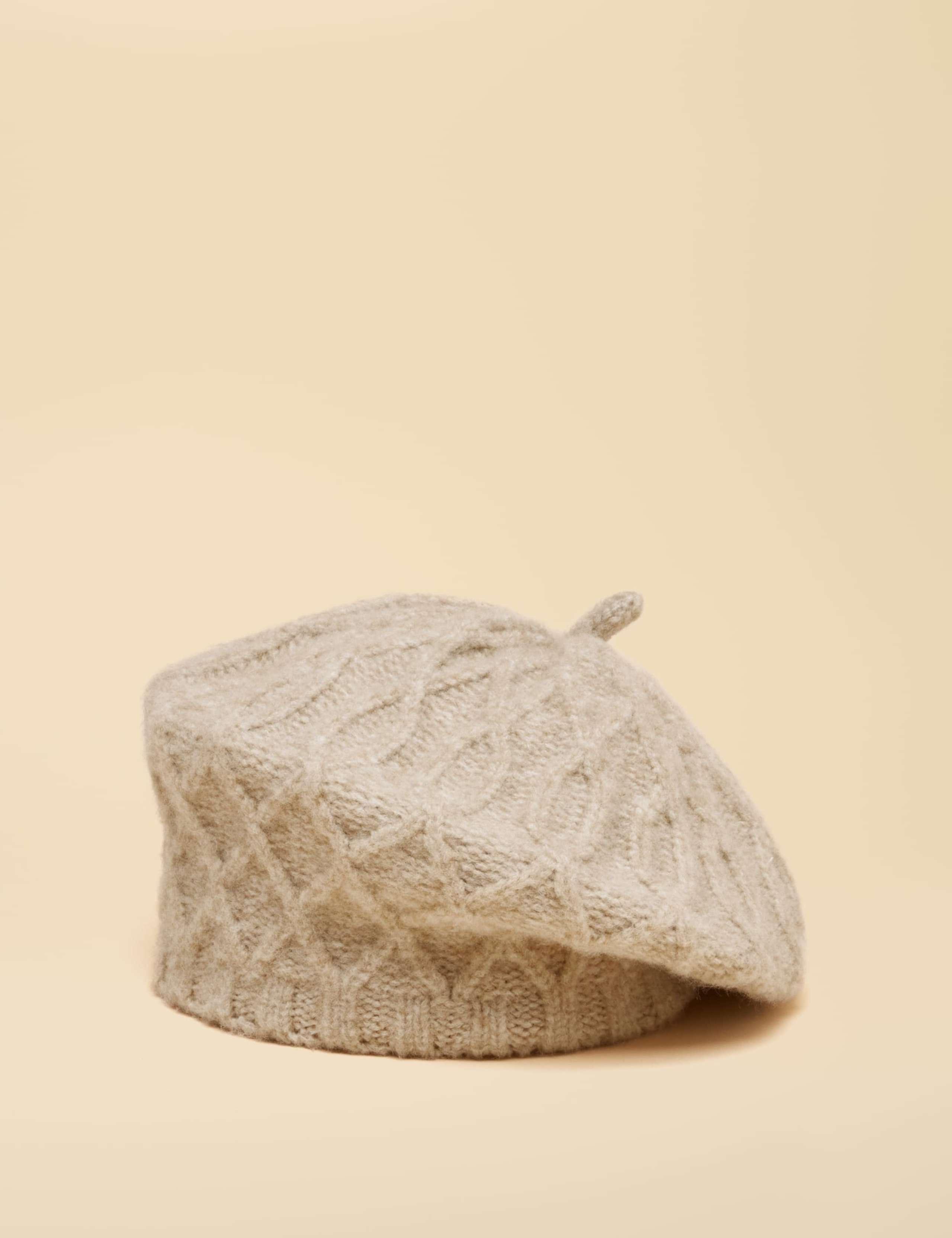 Cable Knit Beret 4 of 7