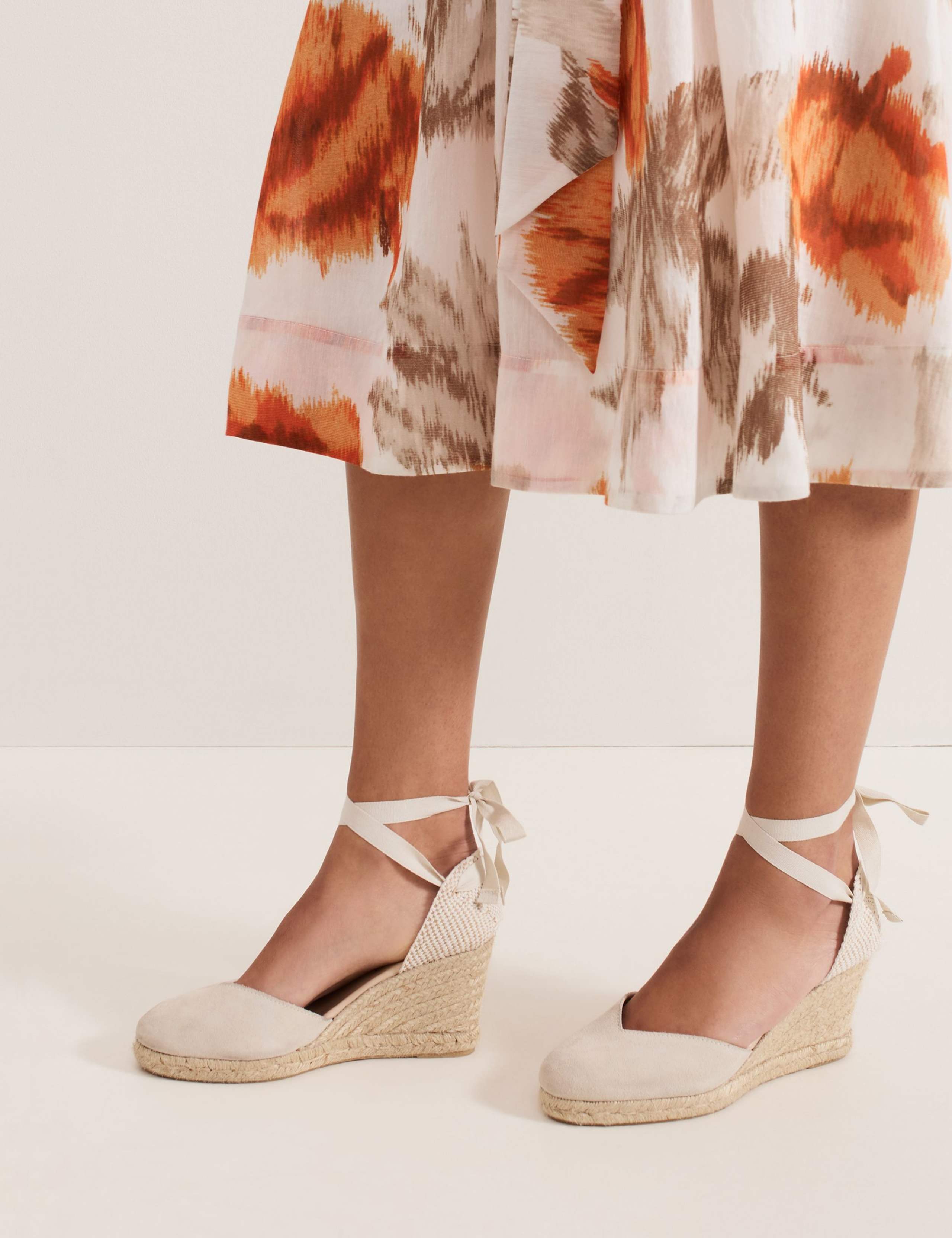 Leather Wedge Espadrilles 5 of 8