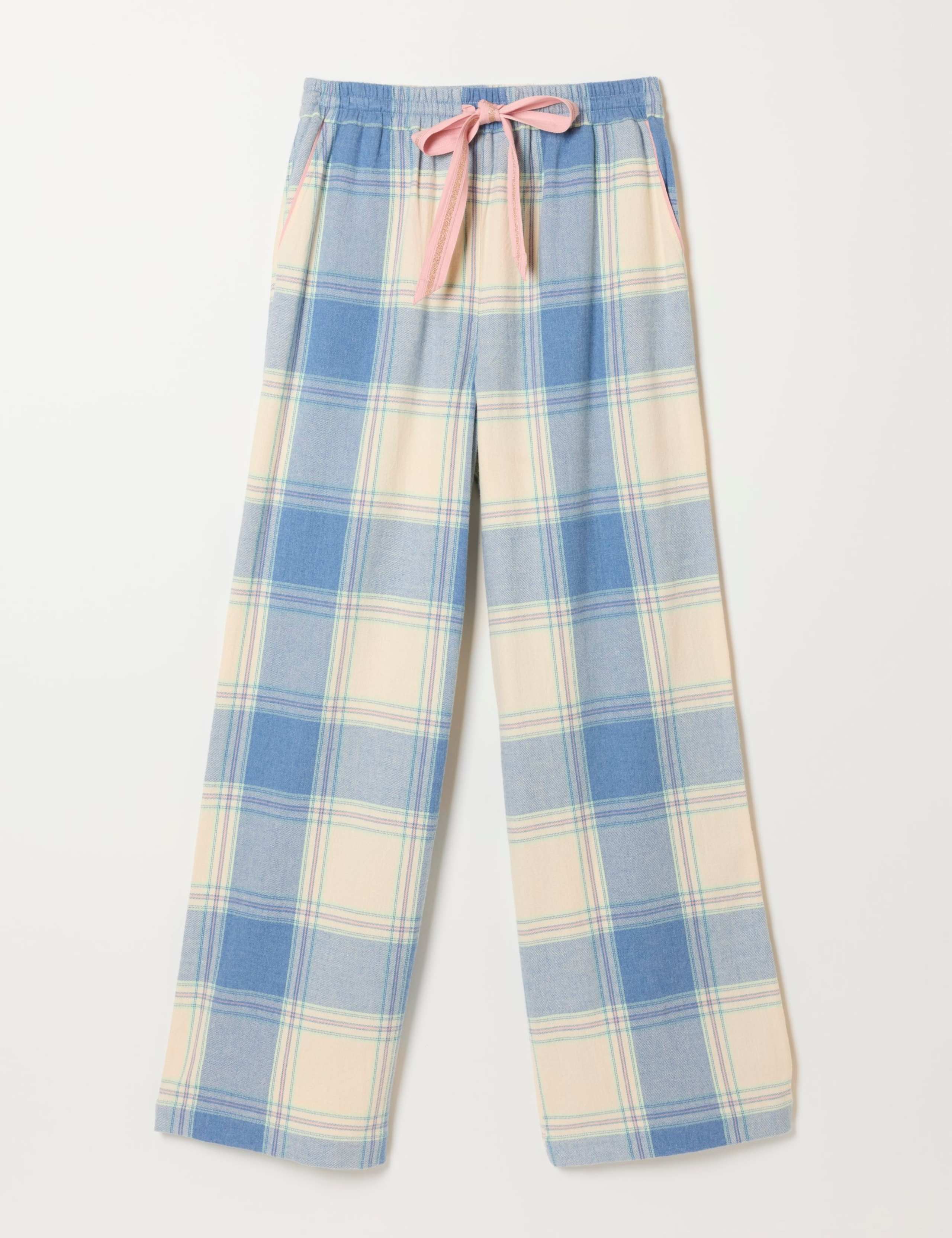 Pure Cotton Check Pyjama Bottoms 2 of 7