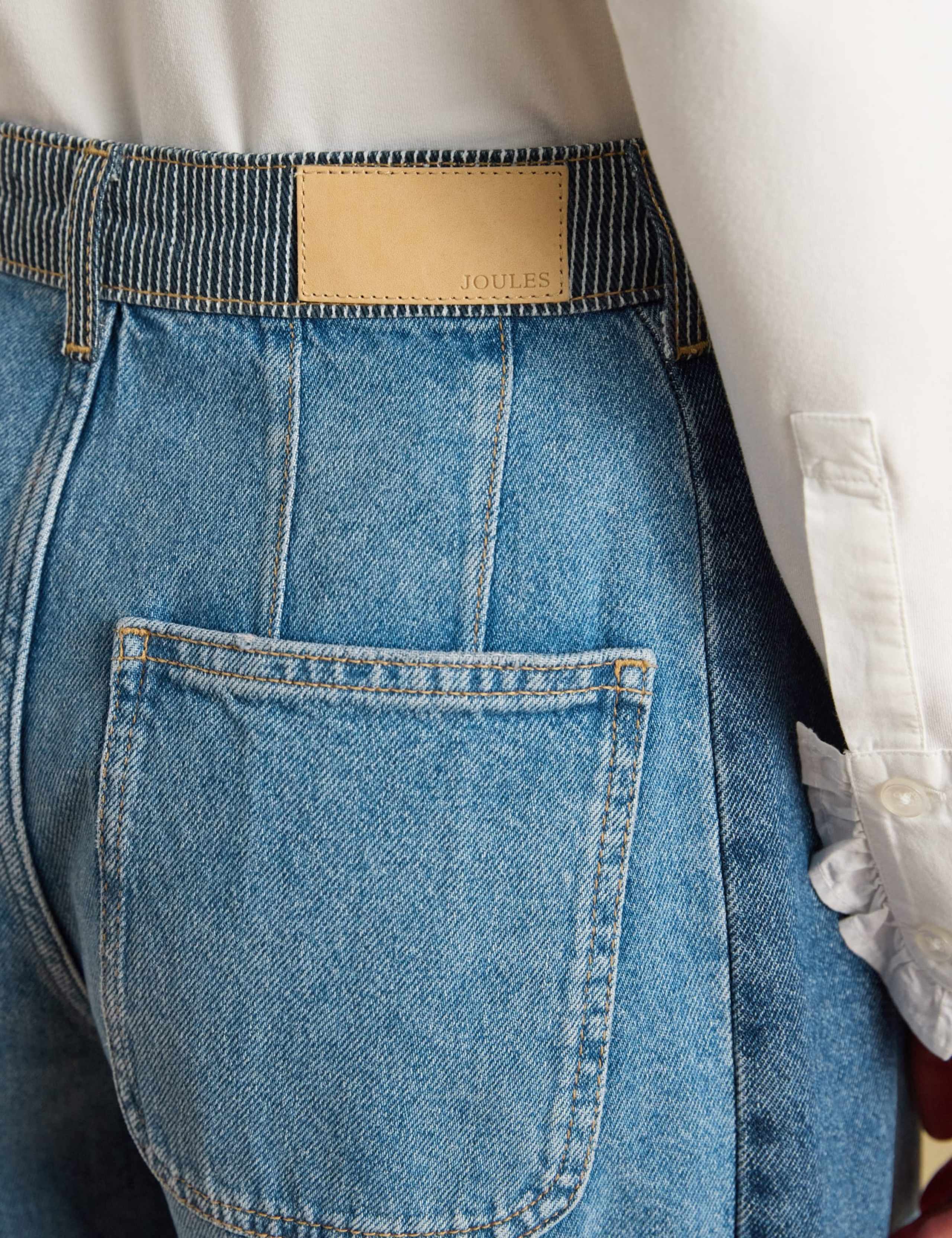 Mid Rise Barrel Leg Jeans 4 of 8
