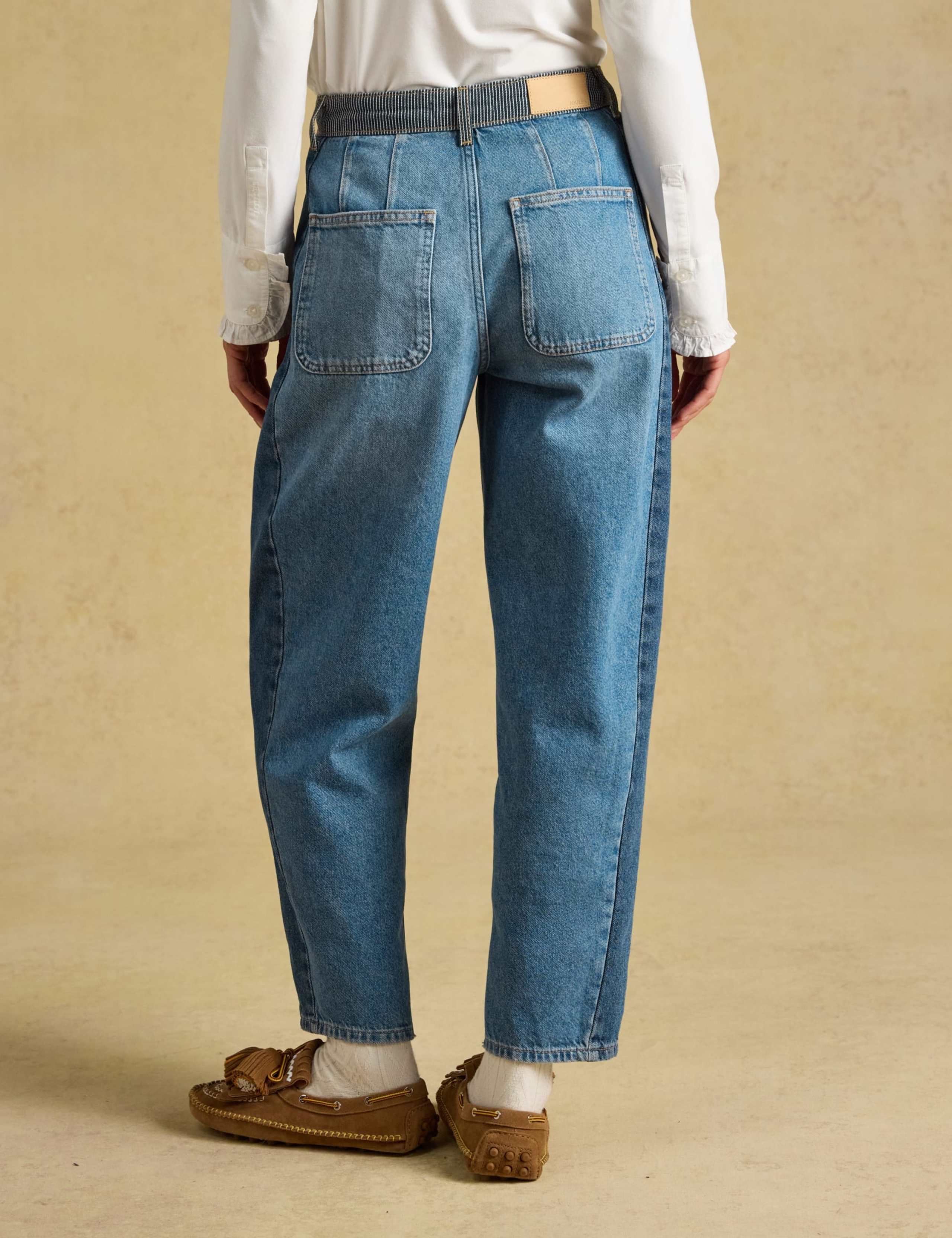 Mid Rise Barrel Leg Jeans 8 of 8