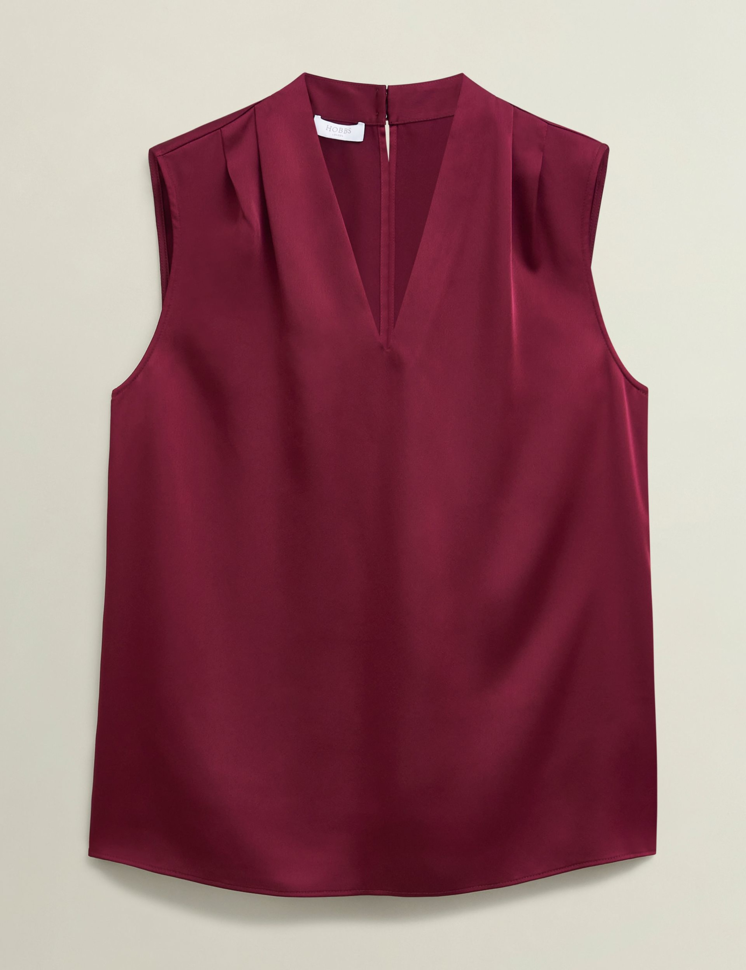 Satin V-Neck Blouse 2 of 6