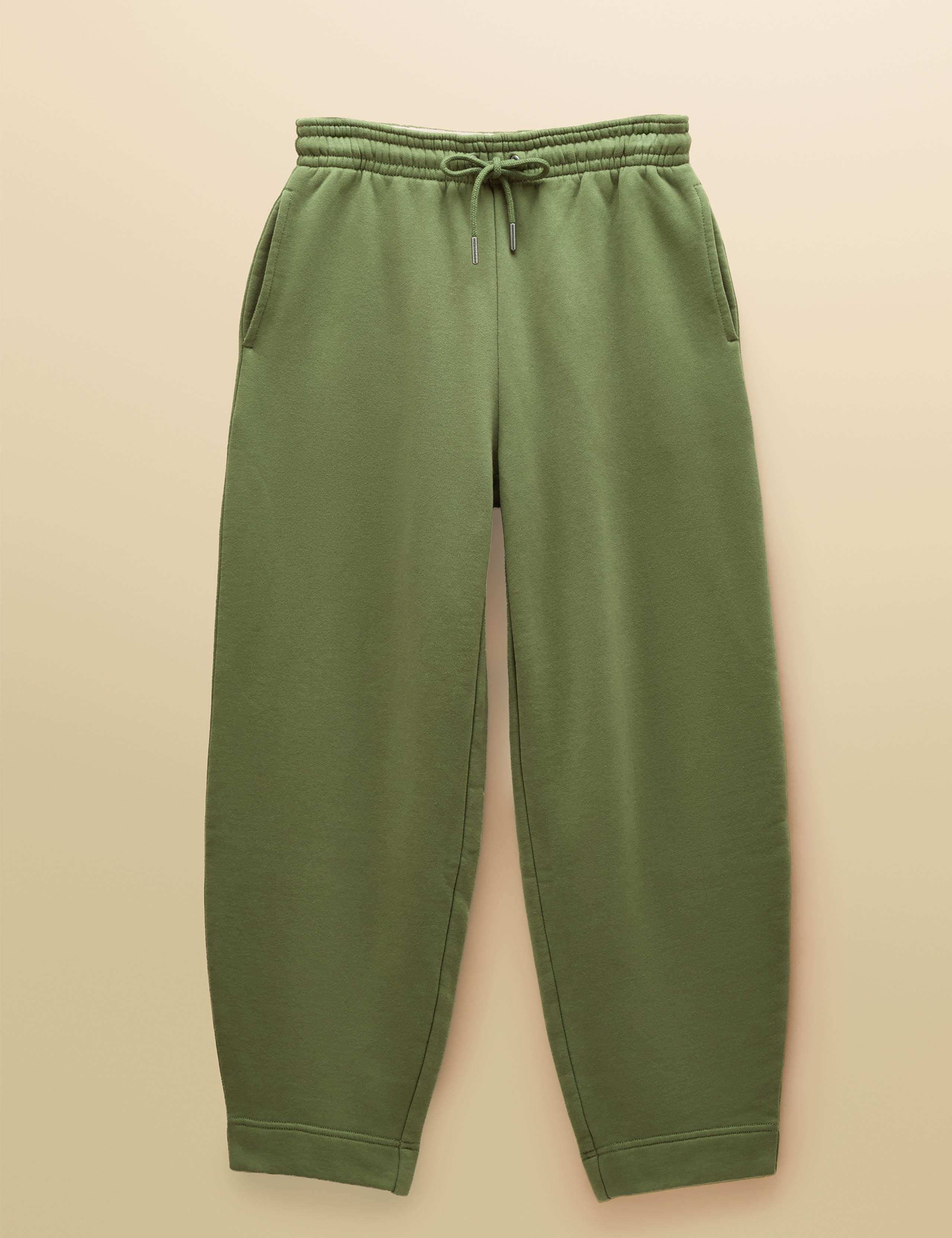Fleece Drawstring Barrel Leg Joggers 5 of 7