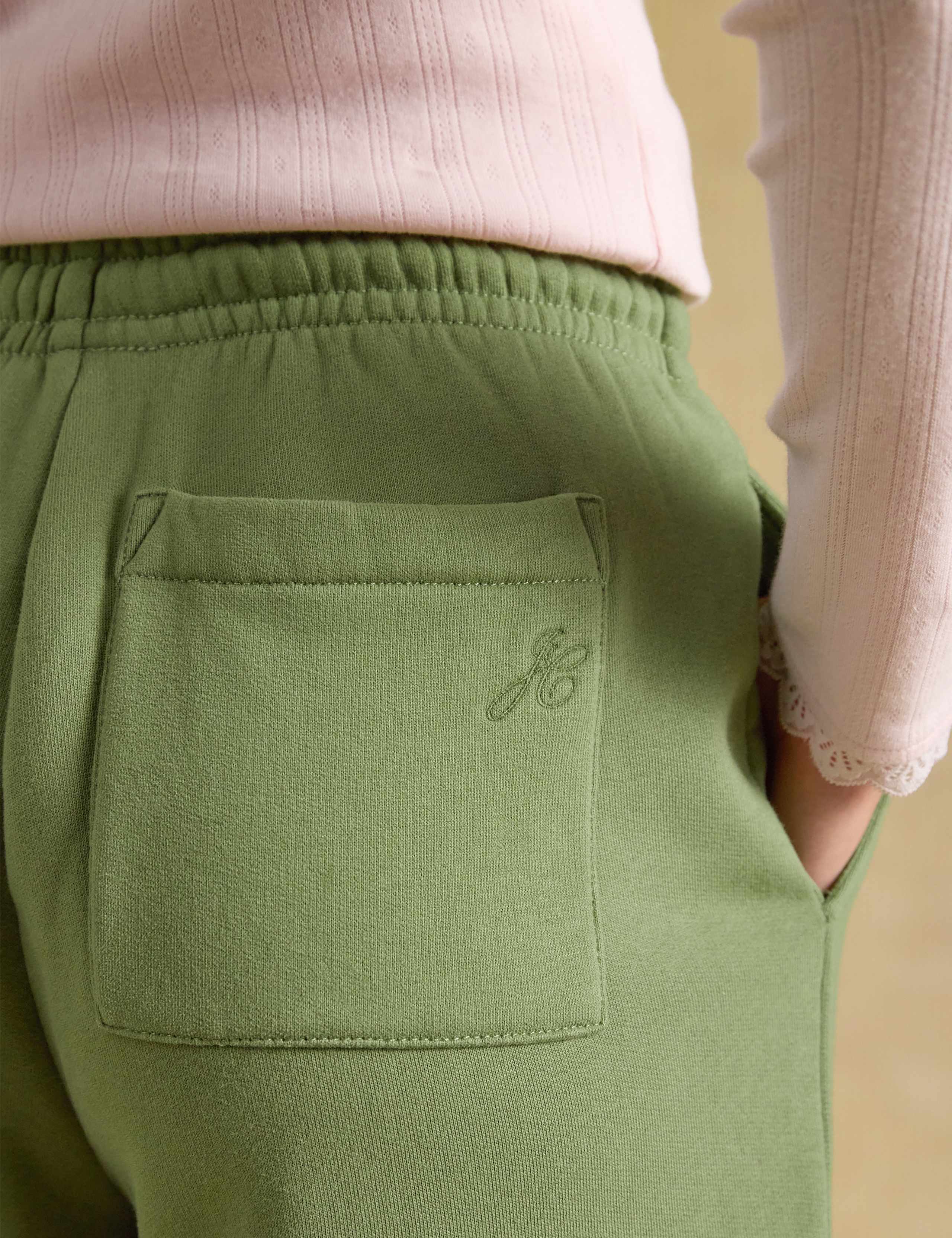 Fleece Drawstring Barrel Leg Joggers 6 of 7
