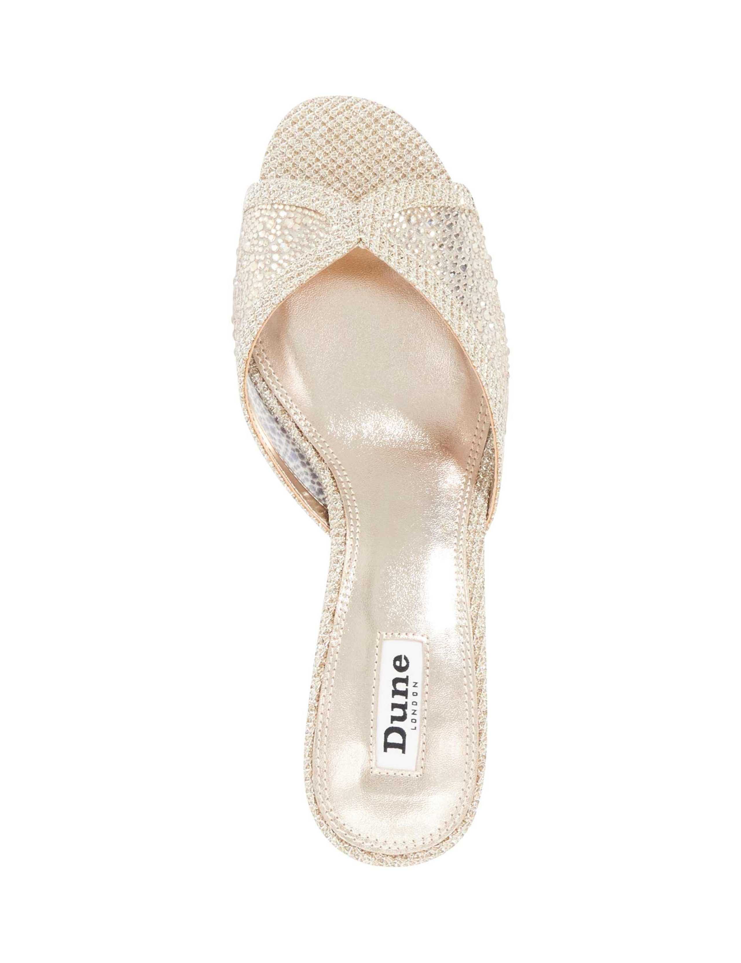 Embellished Kitten Heel Mules 2 of 5