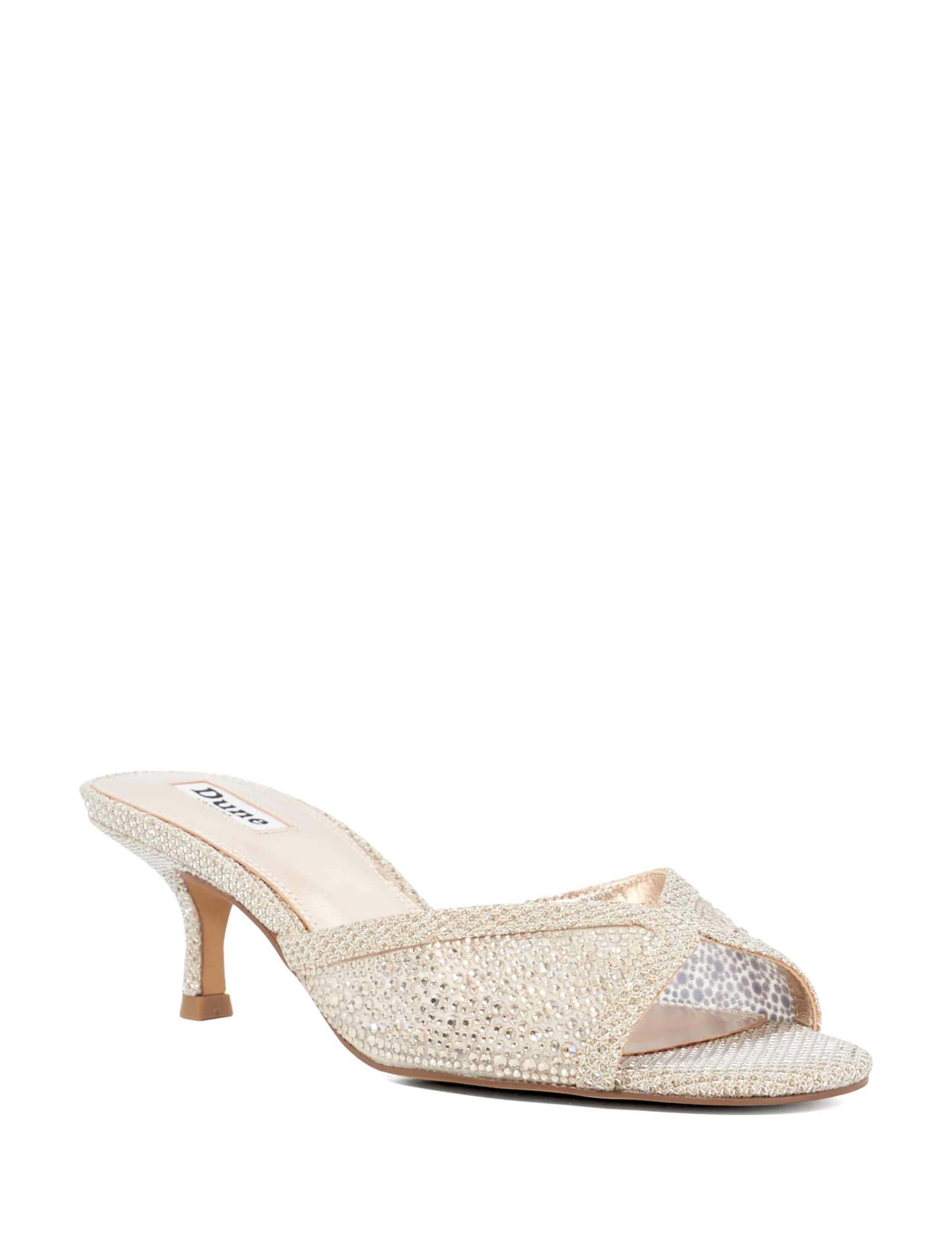 Embellished Kitten Heel Mules 3 of 5