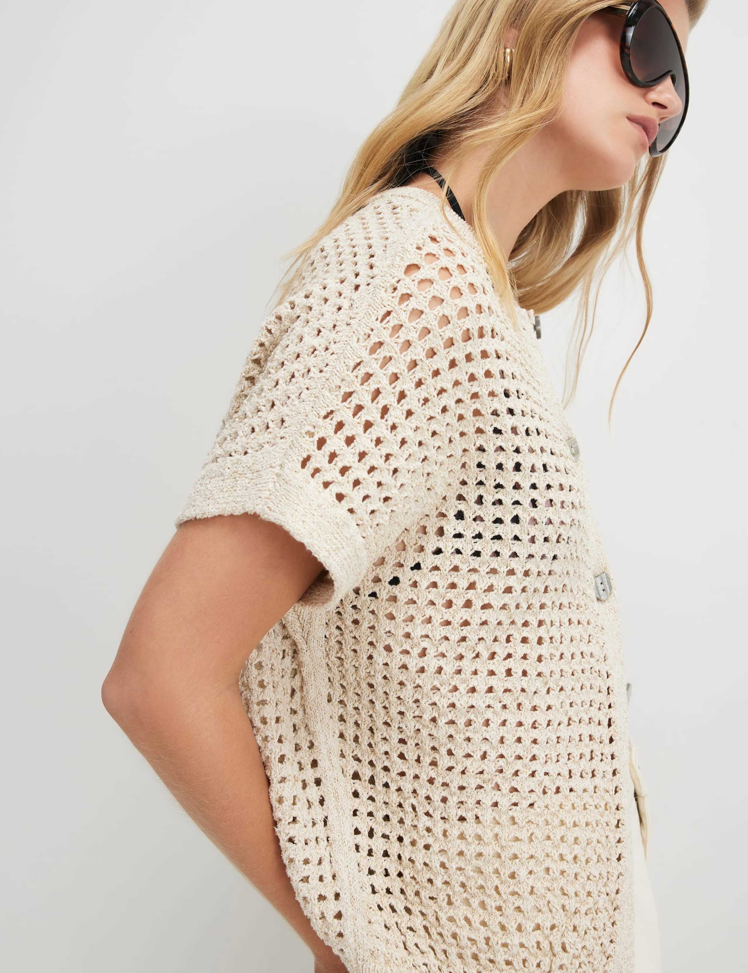 Button Through Knitted Waistcoat 4 of 4
