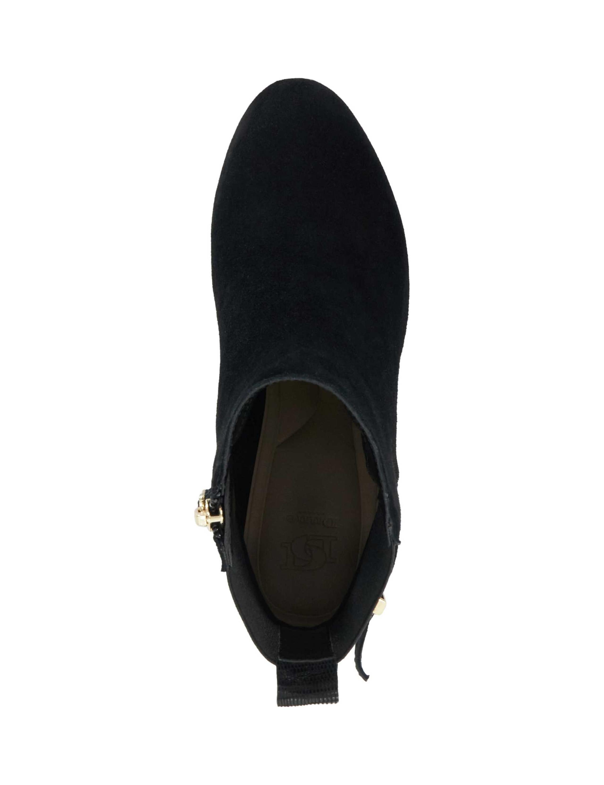 Suede Block Heel Ankle Boots 2 of 6