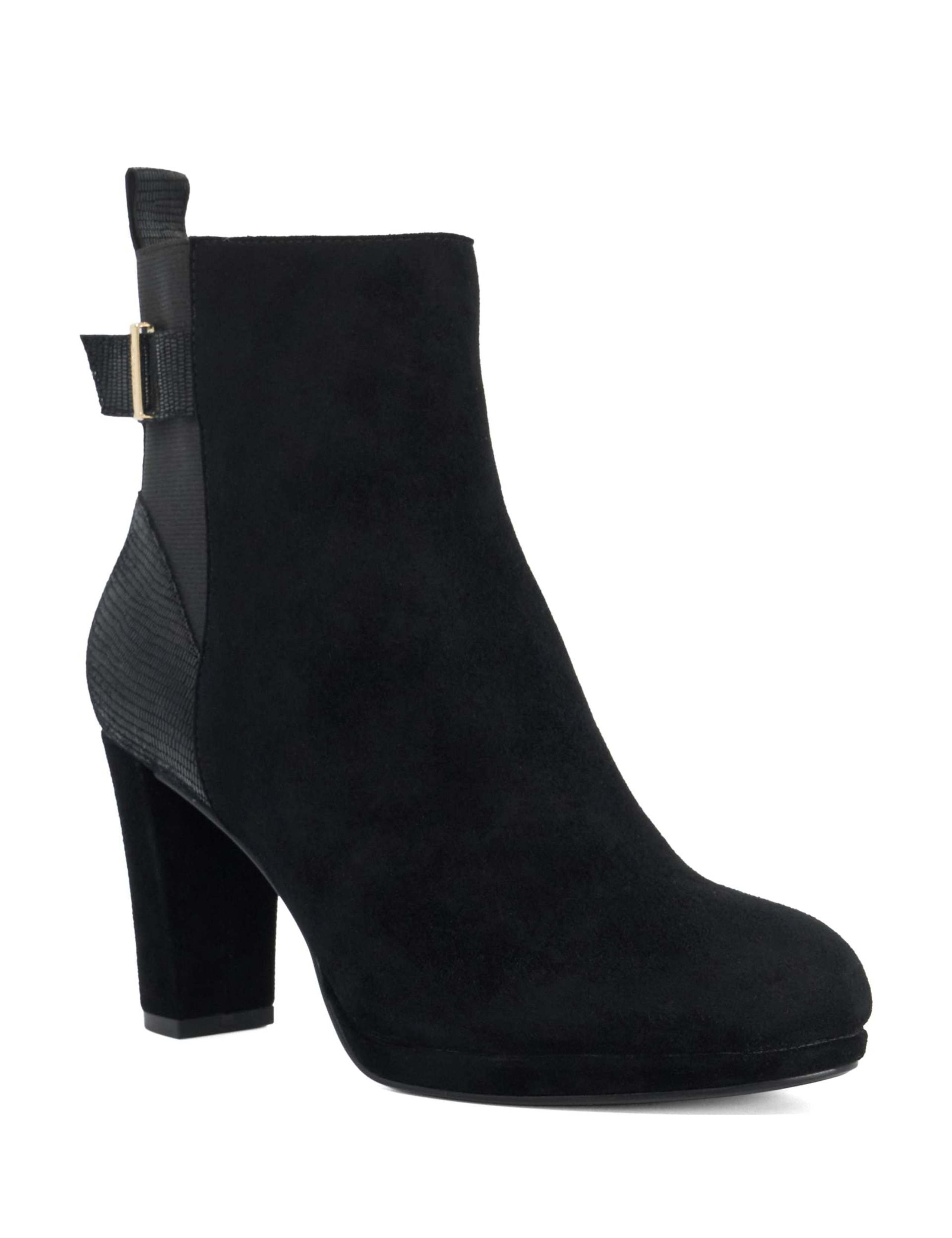 Suede Block Heel Ankle Boots 4 of 6