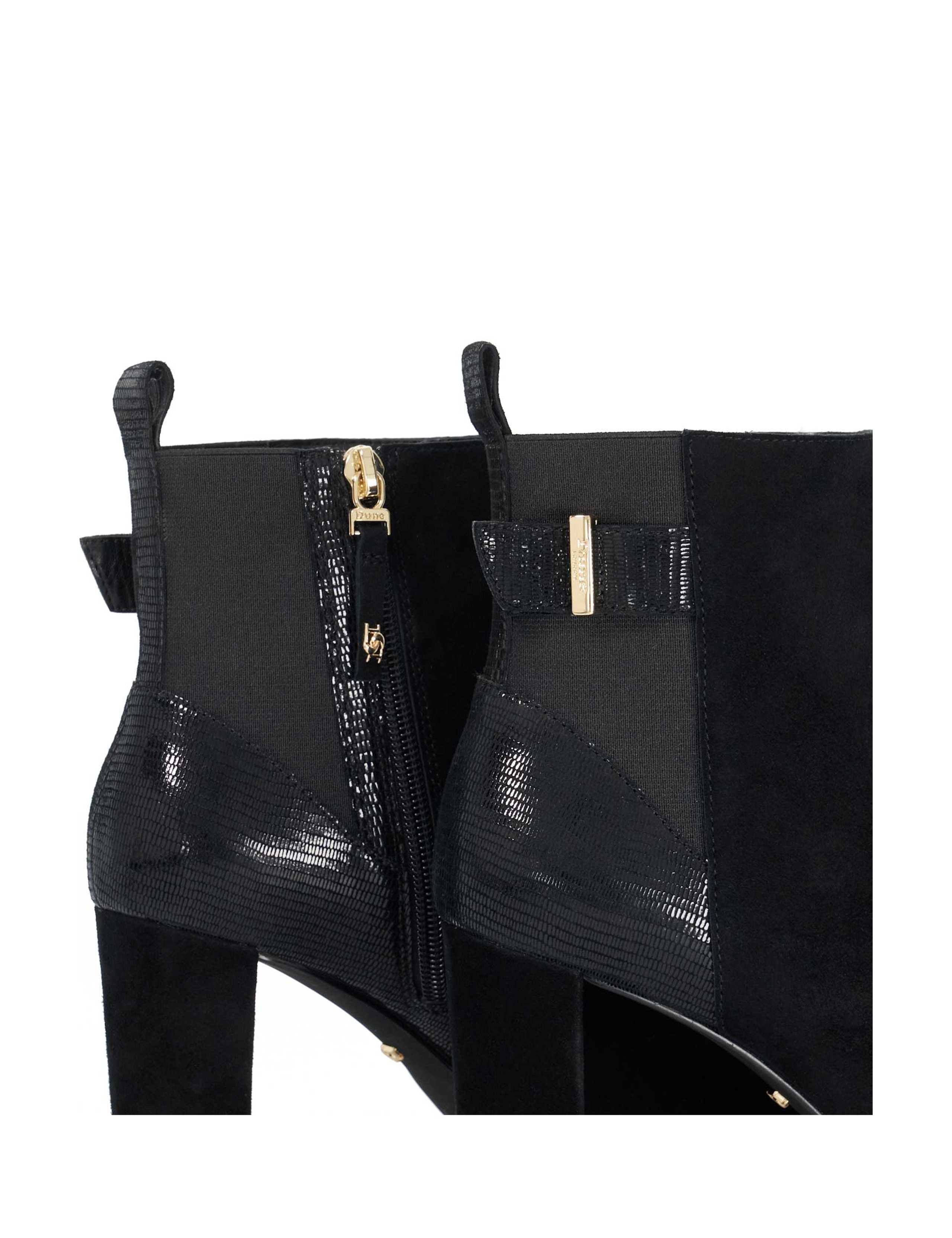 Suede Block Heel Ankle Boots 5 of 6