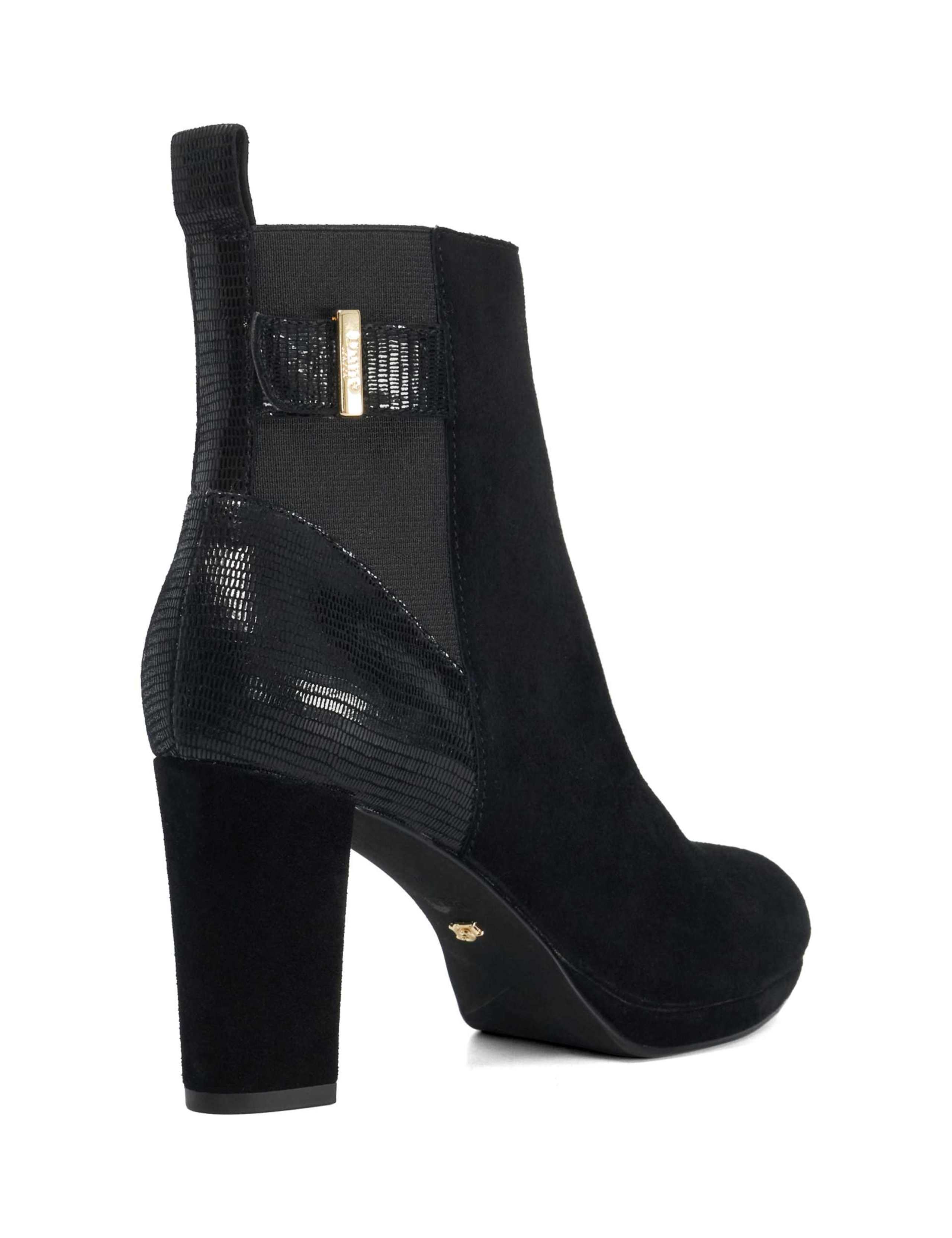 Suede Block Heel Ankle Boots 6 of 6