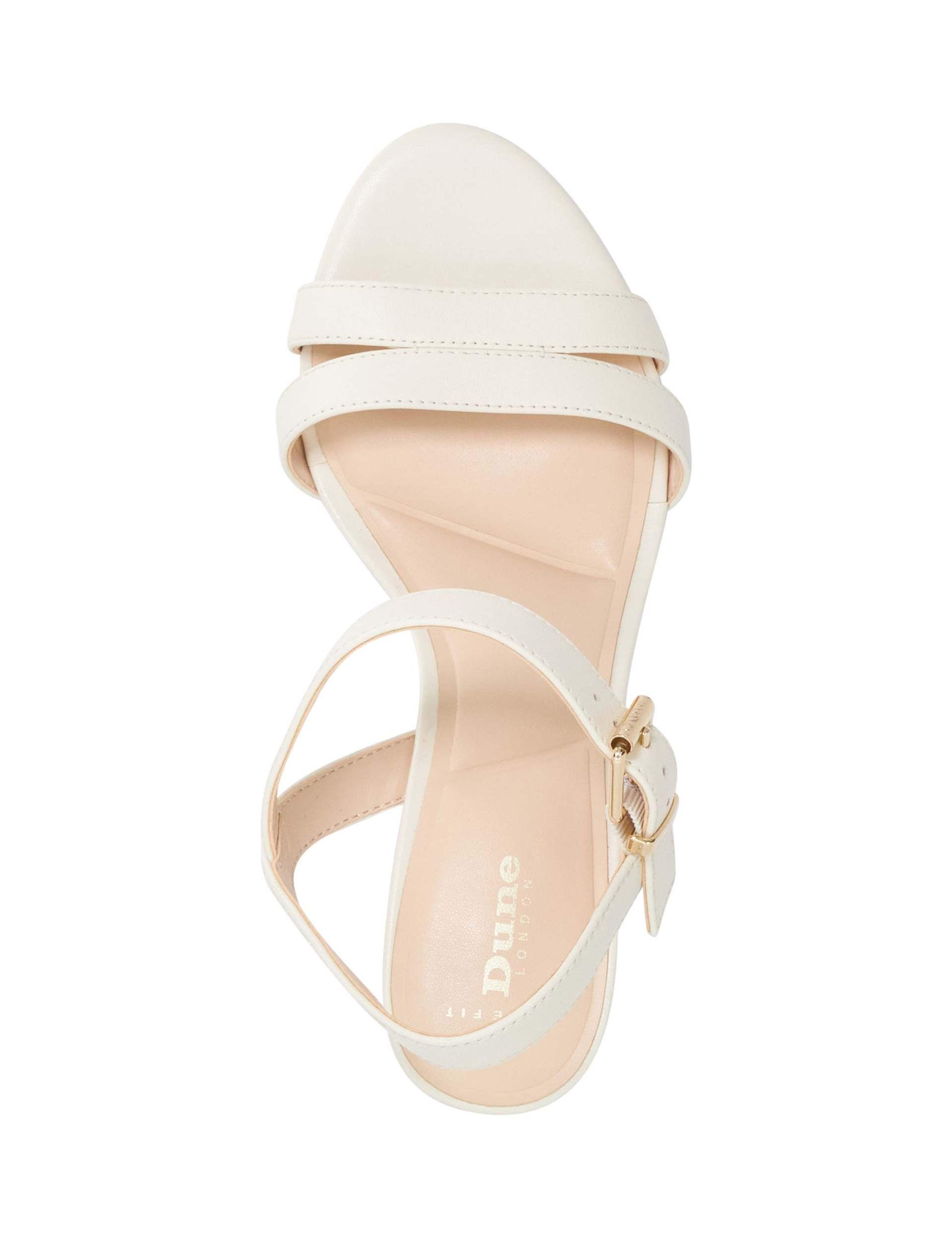 Wide Fit Leather Ankle Strap Sandals 3 of 6