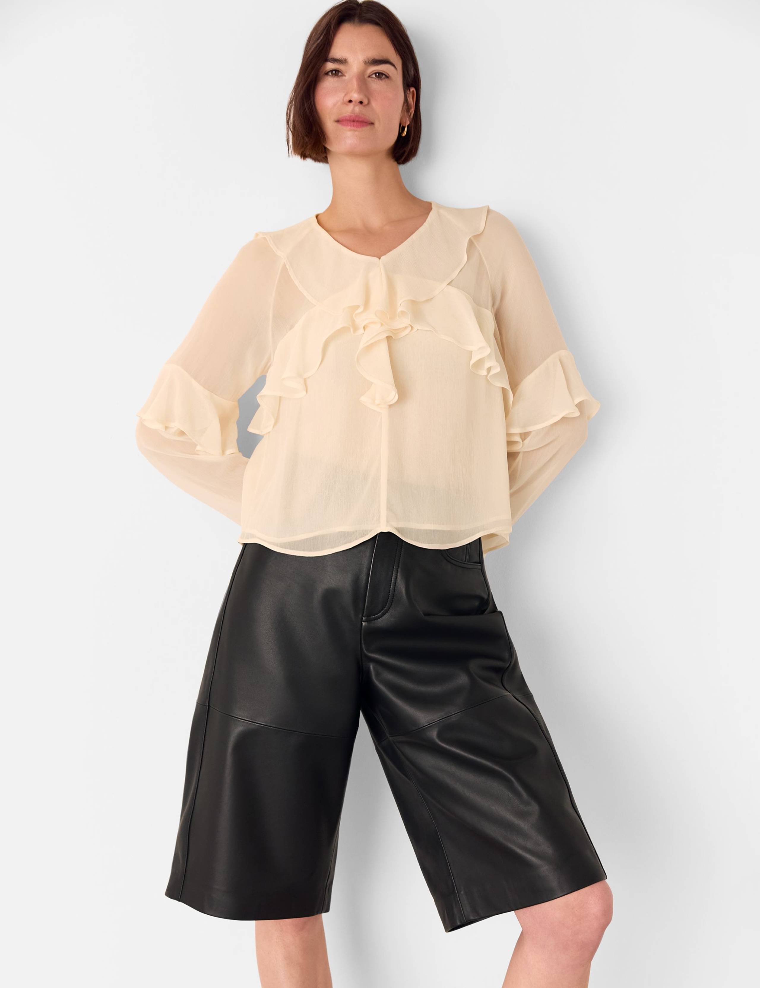 Ruffle Frill Detail Blouse 1 of 4