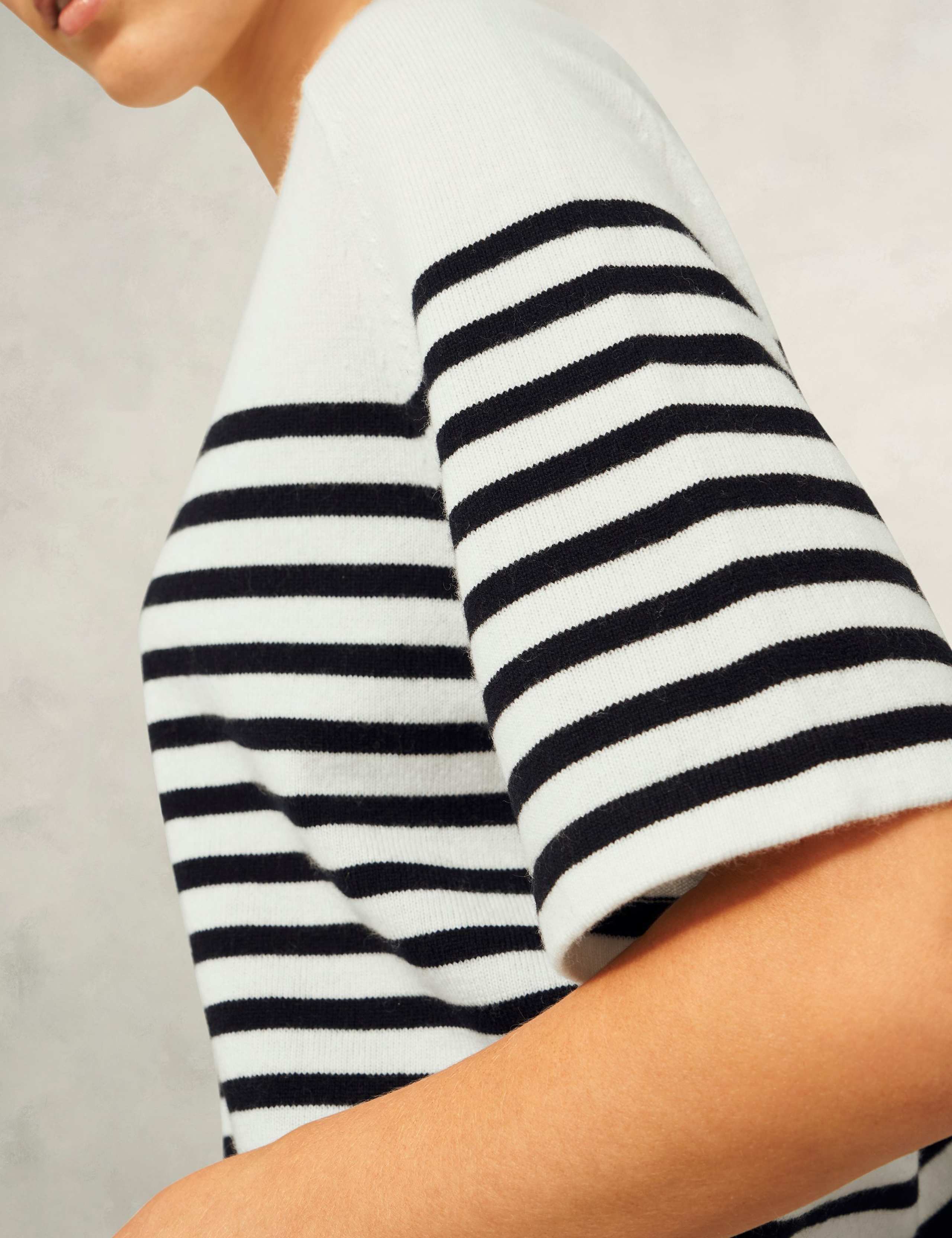 Wool Blend Striped T-Shirt 5 of 6