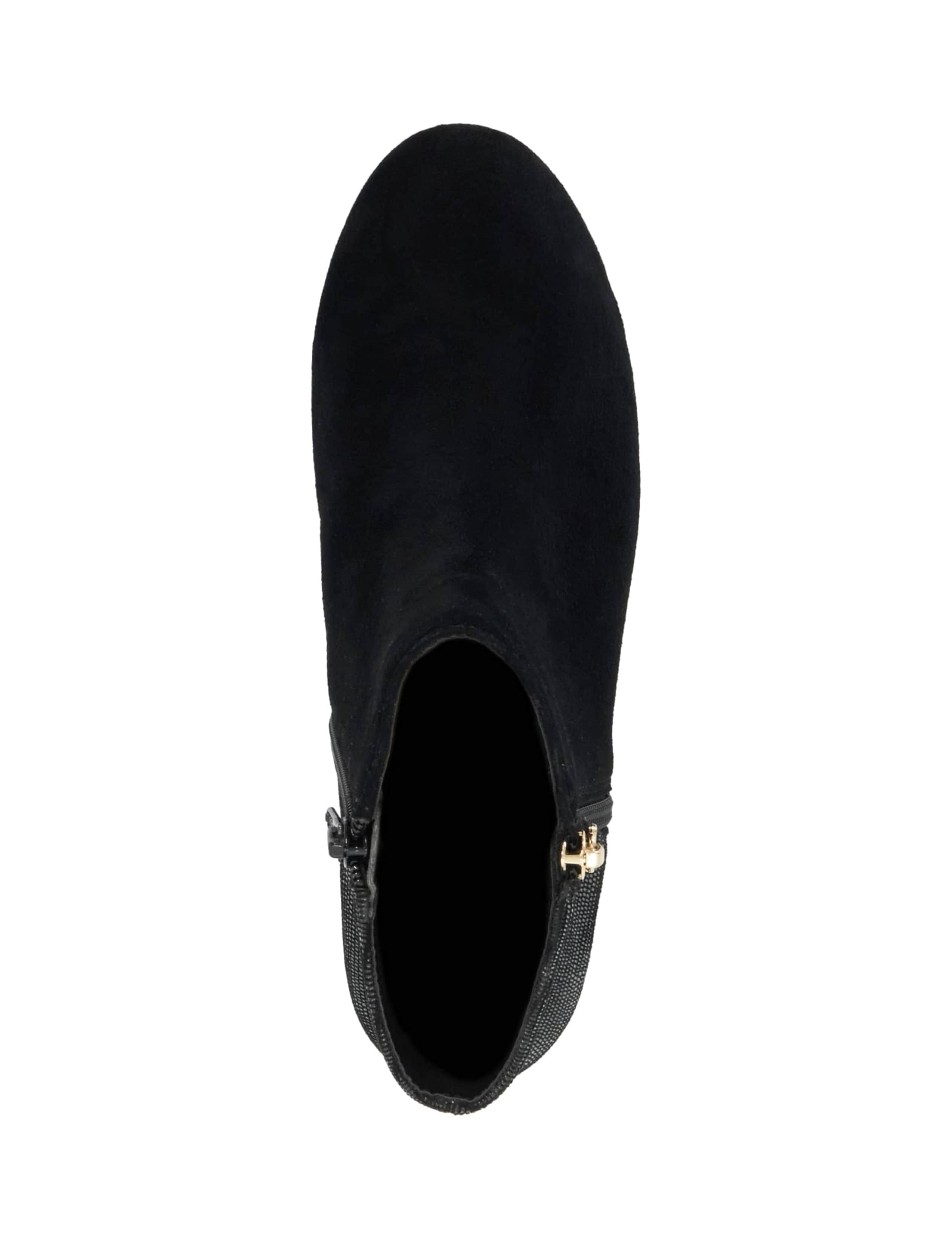 Suede Block Heel Ankle Boots 2 of 5